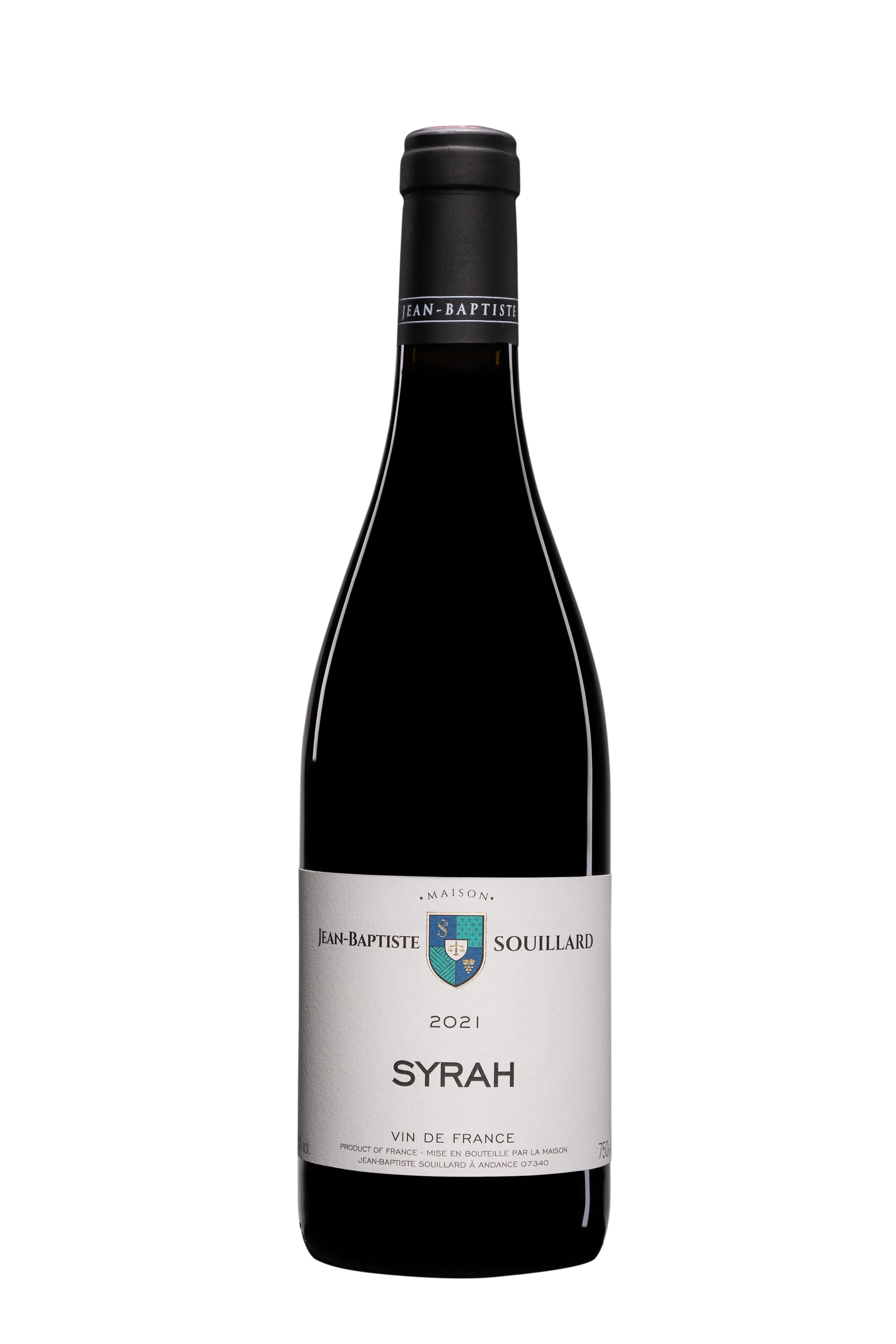 Maison Jean-Baptiste Souillard - Vin de France "Syrah" Rouge 2021 12.5°, 75cl