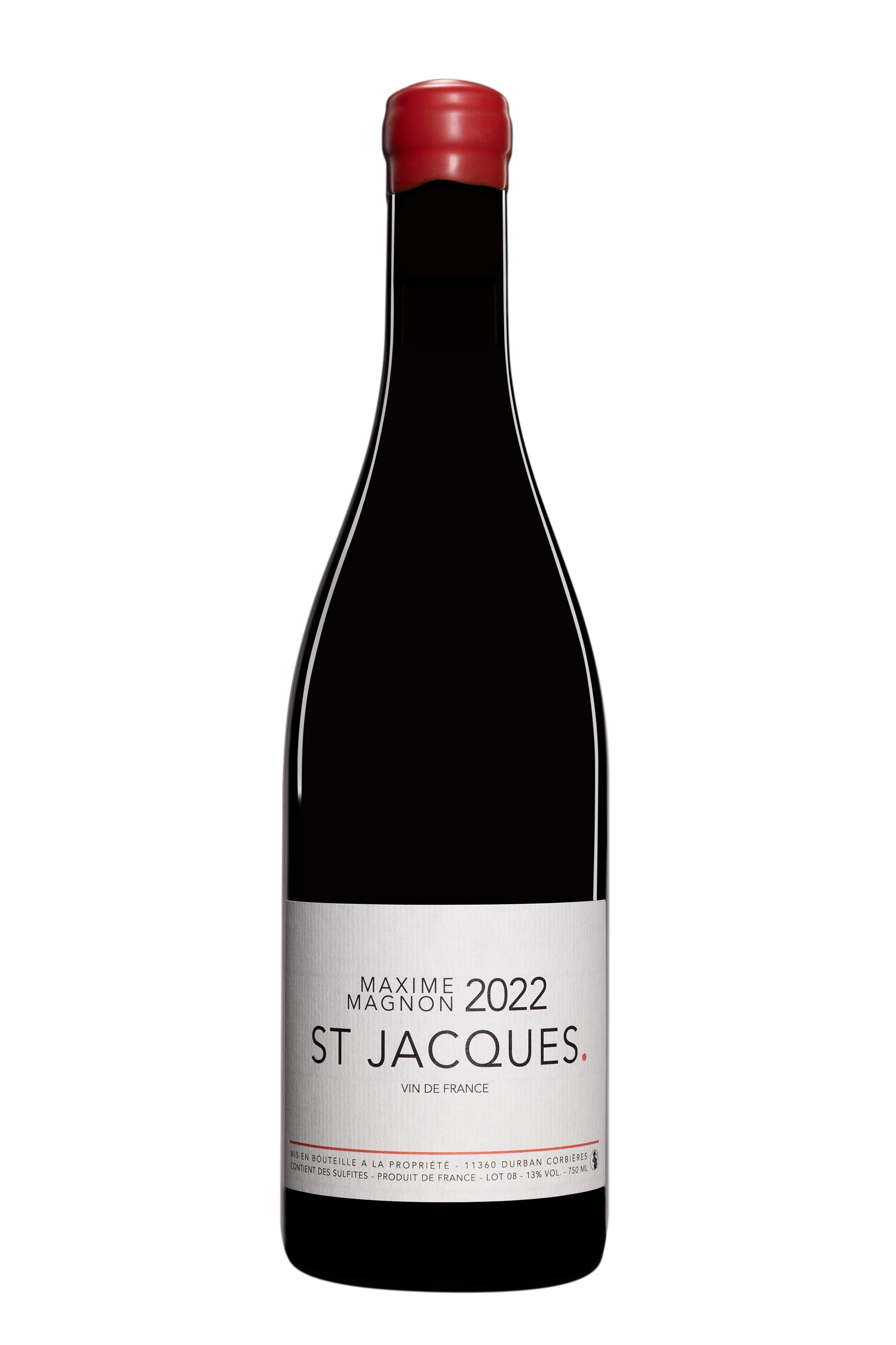 Domaine Maxime Magnon - Vin de France "St Jacques" Rouge 2022 13°, 75cl