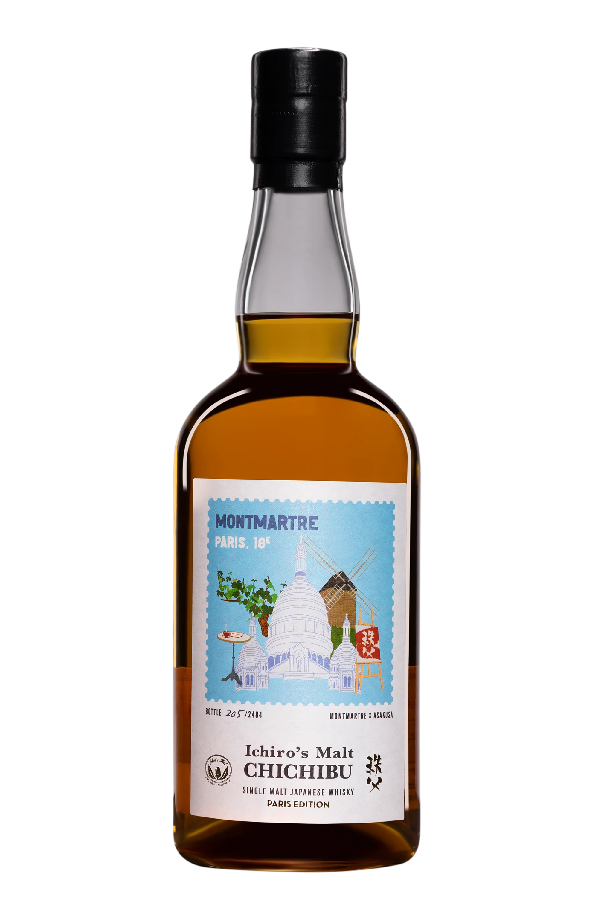 Ichiro's Malt Chichibu - Single Malt Japanese Whisky "Paris Edition 2025 - Montmartre Itinéraires" Brun NV 50.5° Giftbox, 70cl