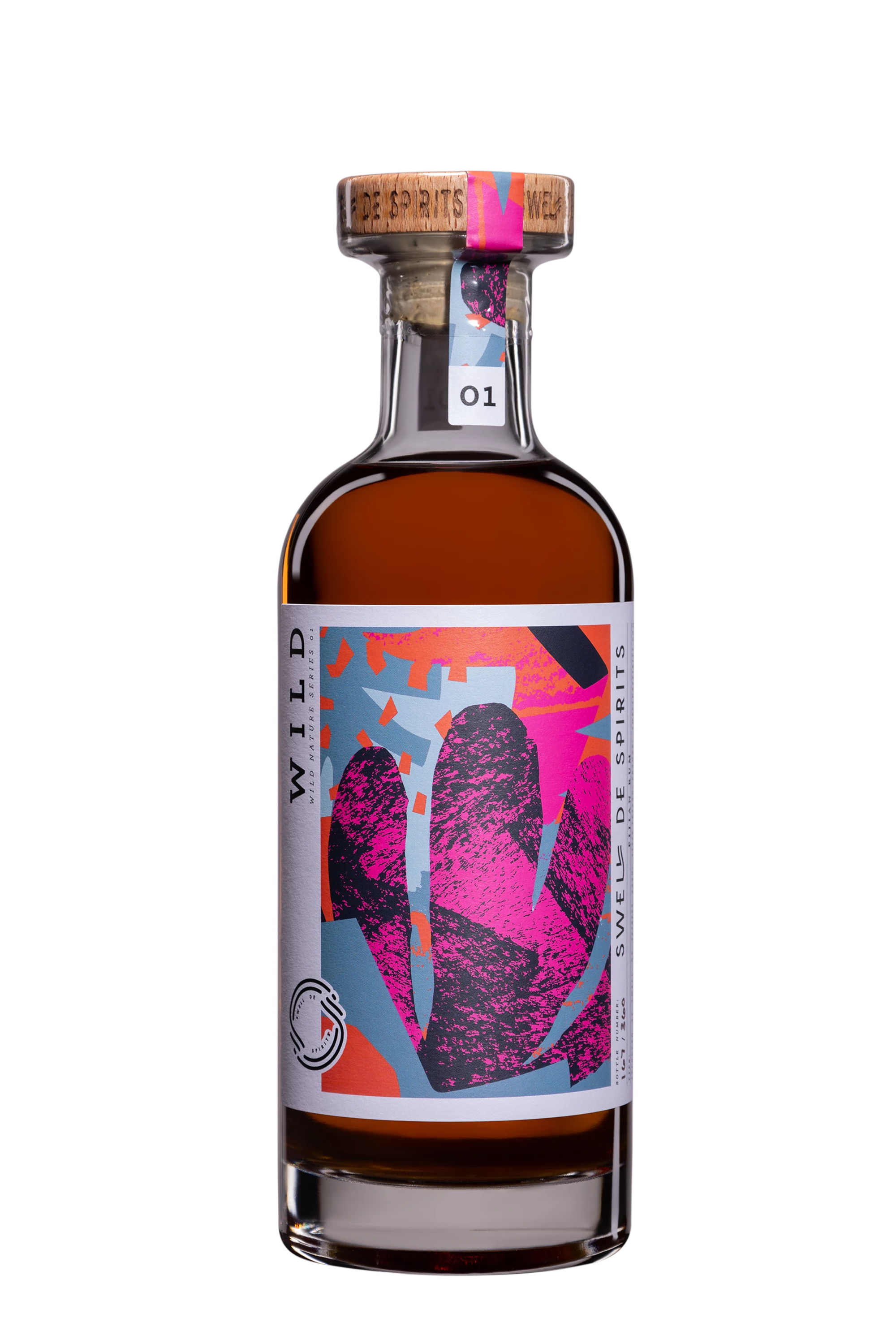 Swell de Spirits - Molasses Fijian Rhum "9 Ans - Wild Nature N°1" Brun 2014 66.1°, 50cl