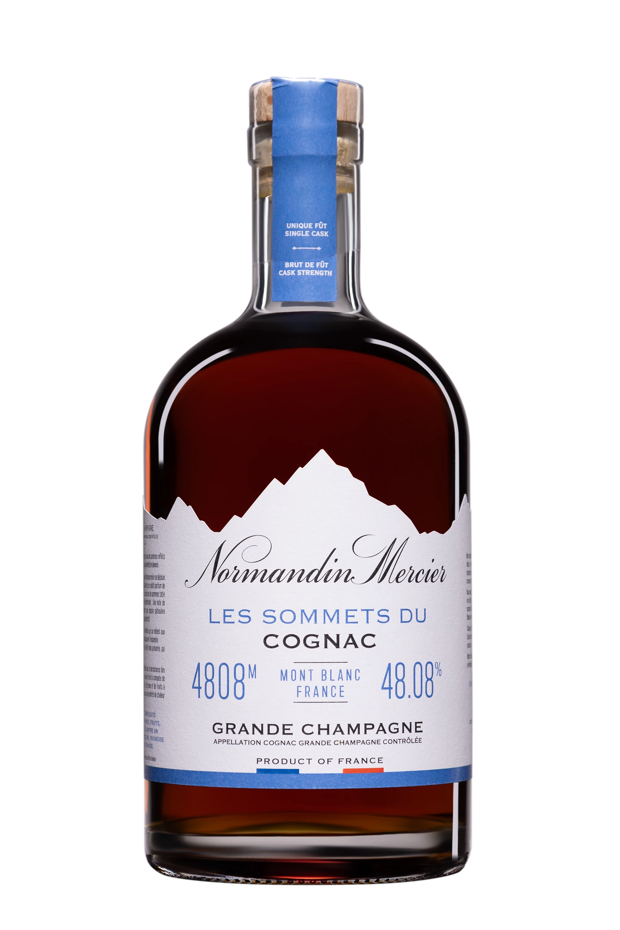 Normandin-Mercier - Cognac Grande Champagne "Les Sommets du Cognac - Mont Blanc France" 48.08°, 50cl