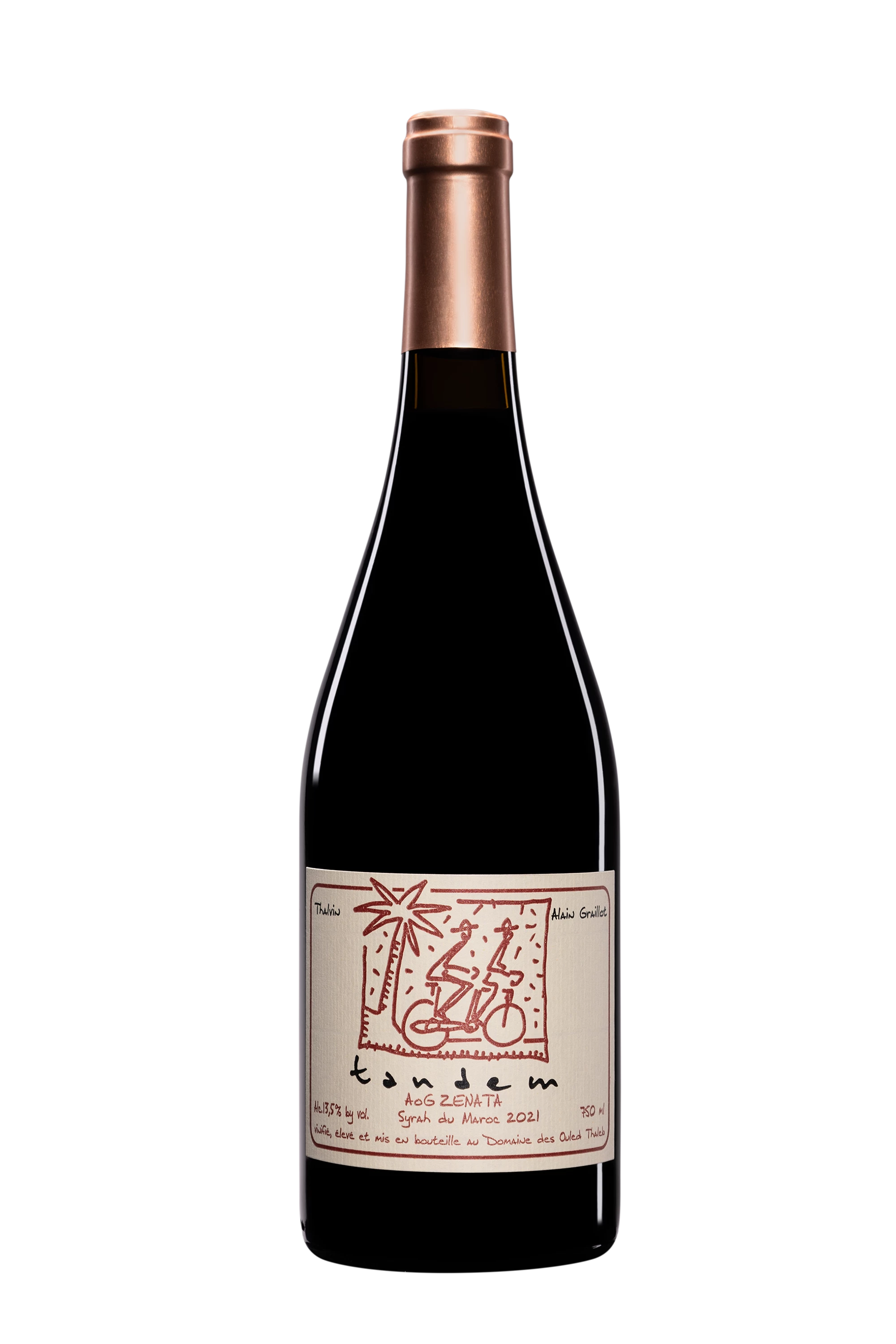 Domaine des Ouled Thaleb - Zenata "Tandem" Rouge 2021, 75cl