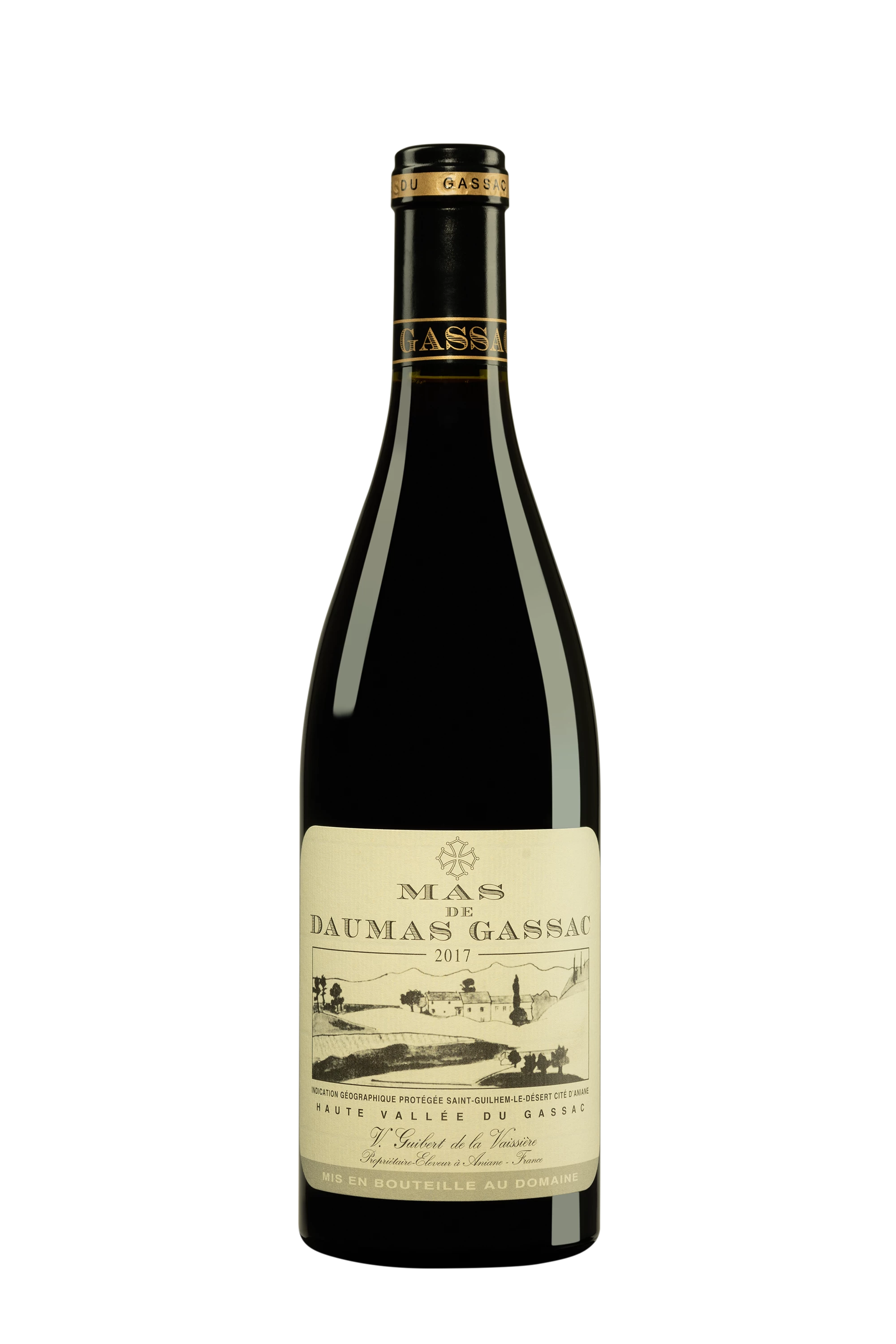 Mas Daumas Gassac - Vin de Pays de Saint Guilhem-le-Désert – Cité d'Aniane Rouge 2017, 75cl