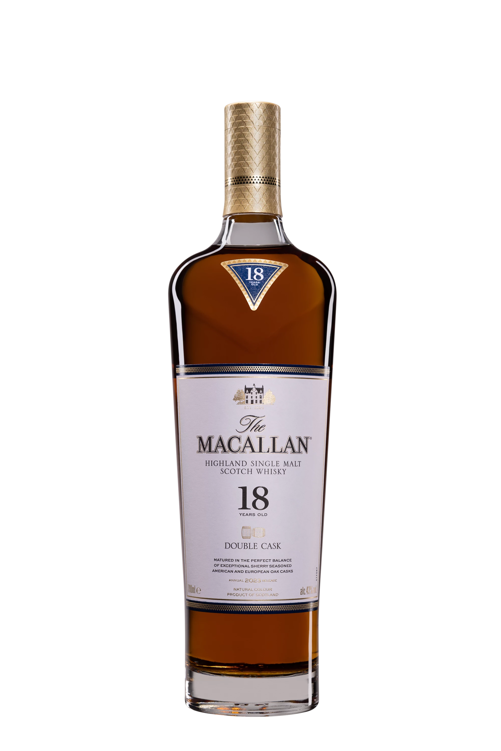 The Macallan - Single Malt Scotch Whisky "18 Ans Double Cask - Release 2023" Giftbox 43°, 70cl