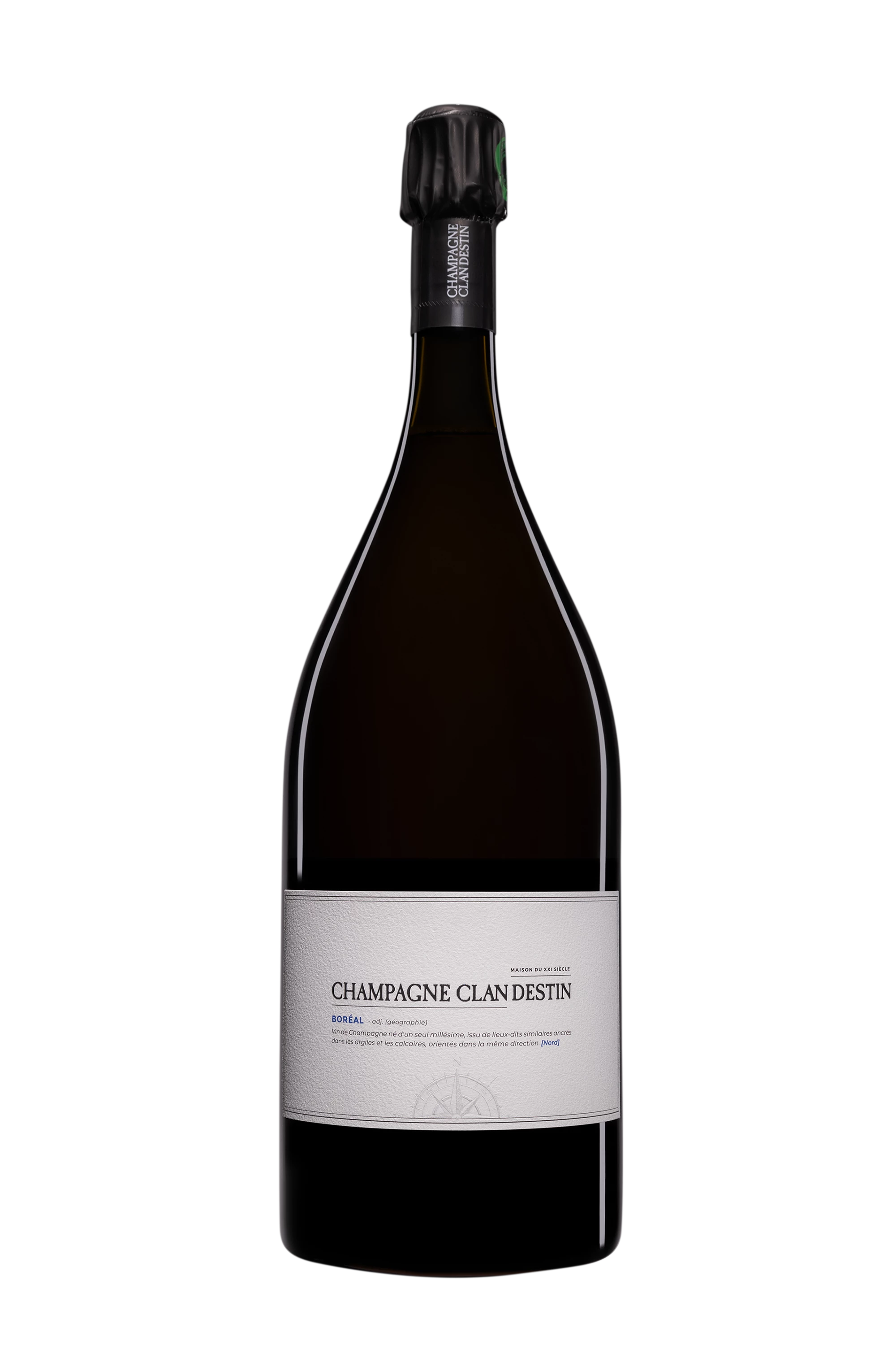 Maison Clandestin - Champagne Brut Nature Blanc de Noirs Millésimé "Les Semblables - Boréal" Blanc 2020 12°, 150cl