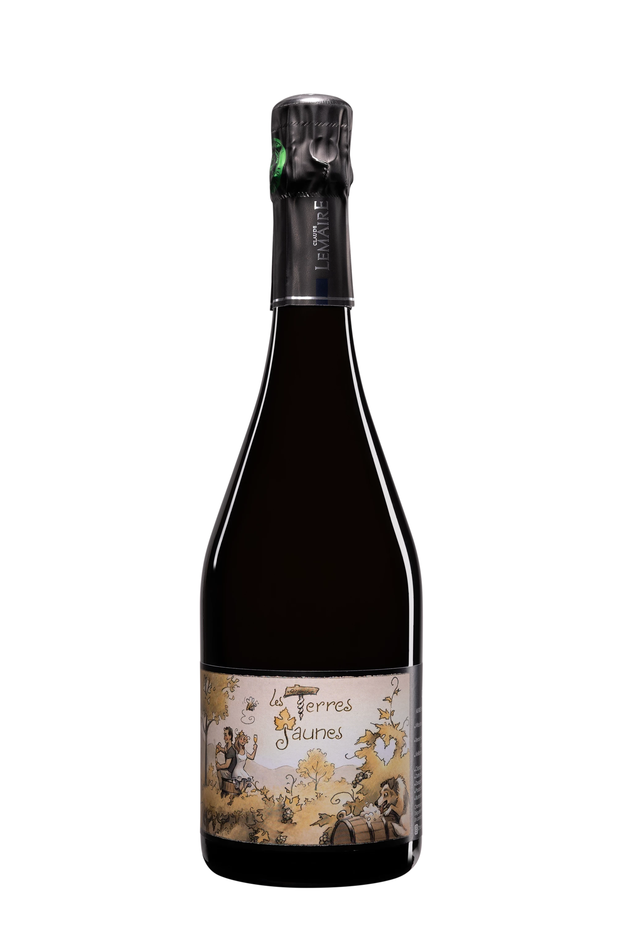 Domaine Aurélien Lemaire - Champagne Brut Nature Blanc de Blancs "Les Terres Jaunes" Blanc Vendange 2019 Dégorgement 03.2022 12°, 75cl