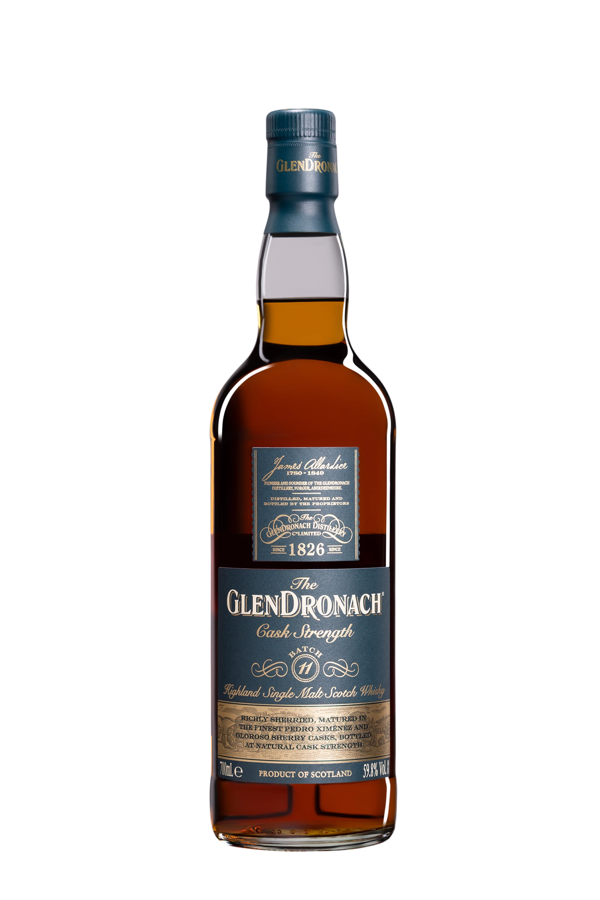 Glendronach - Single Malt Scotch Whisky "Cask Strength - Batch 11" 59.8° Giftbox, 70cl