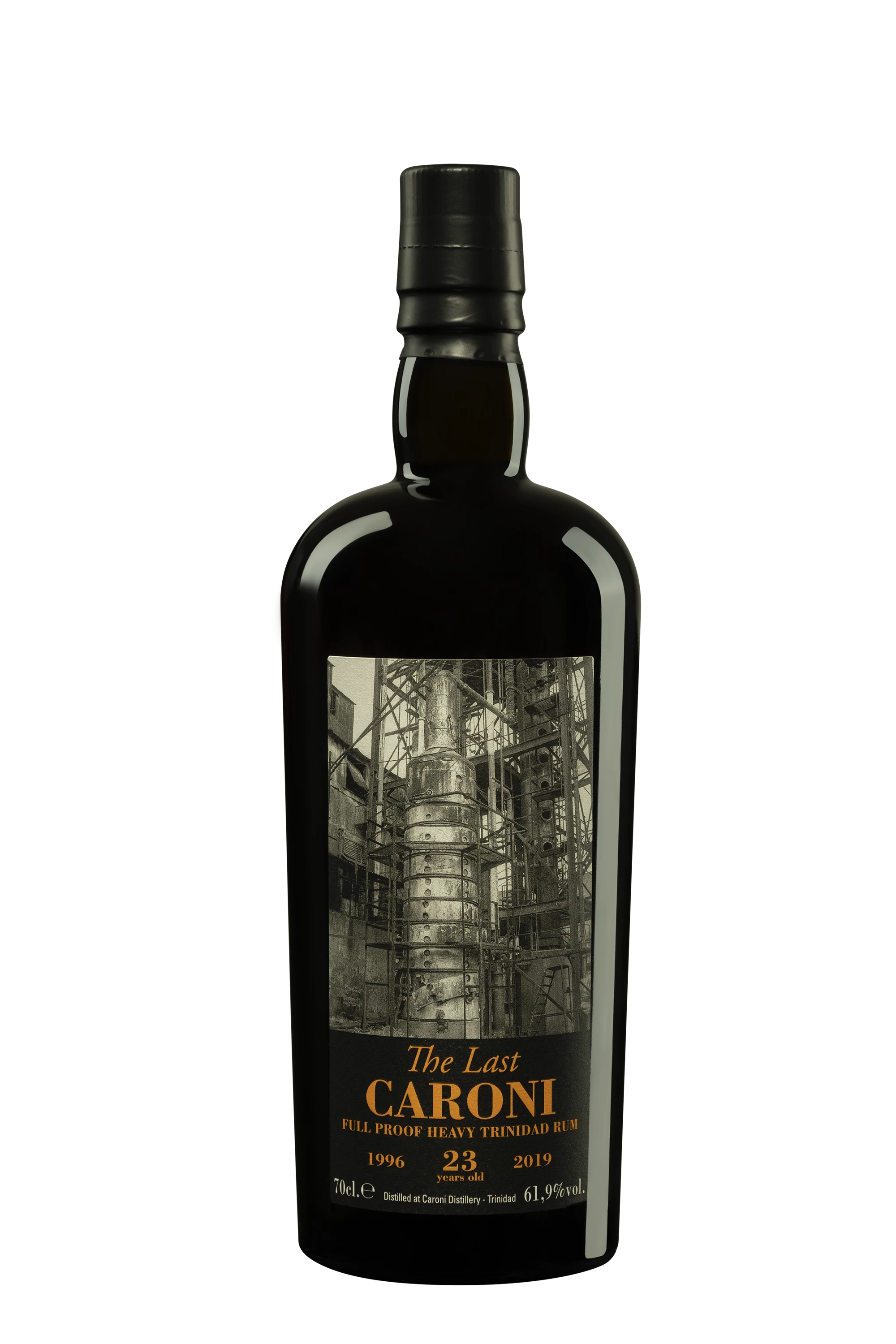 Vélier - Molasses Trinidadian Rhum "23 Ans Caroni - The Last HTR" Brun 1996 61.90° Giftbox, 70cl