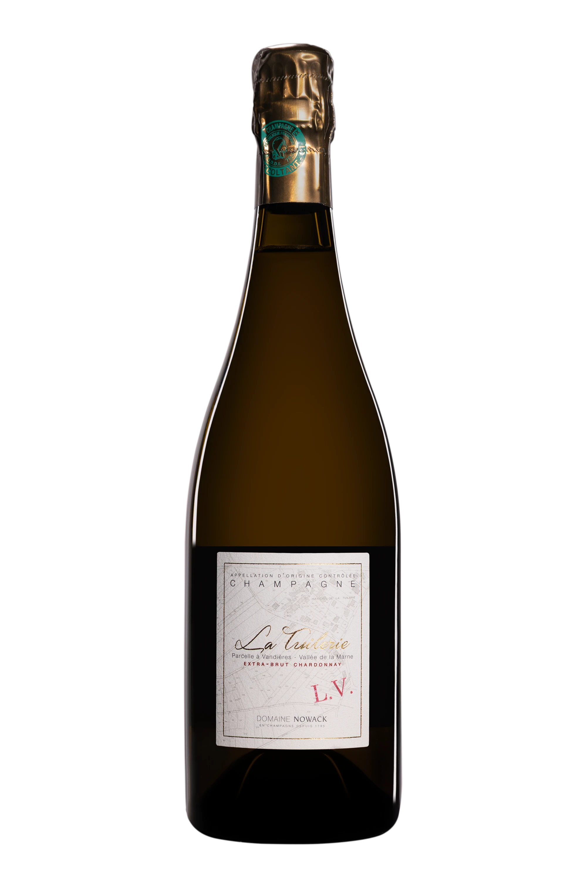 Domaine Nowack - Champagne Extra-Brut Blanc de Blancs Millésimé "La Tuilerie - L.V." Blanc 2014 Dégorgement 01.2026, 75cl