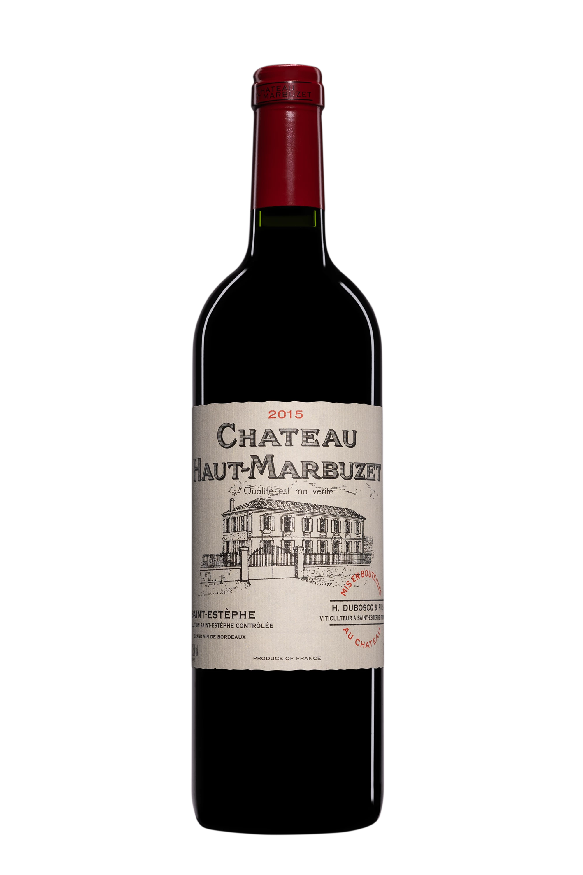 Château Haut-Marbuzet - Saint-Estèphe Cru Bourgeois Exceptionnel "Premier Vin de Château Haut-Marbuzet" Rouge 2015 13.5°, 75cl