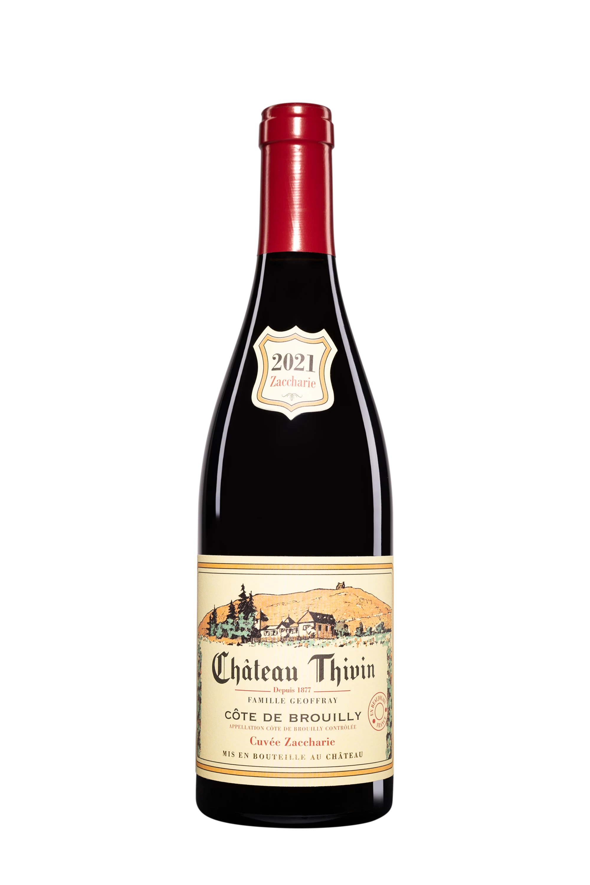 Château Thivin - Côte de Brouilly "Cuvée Zaccharie" Rouge 2021 13°, 75cl