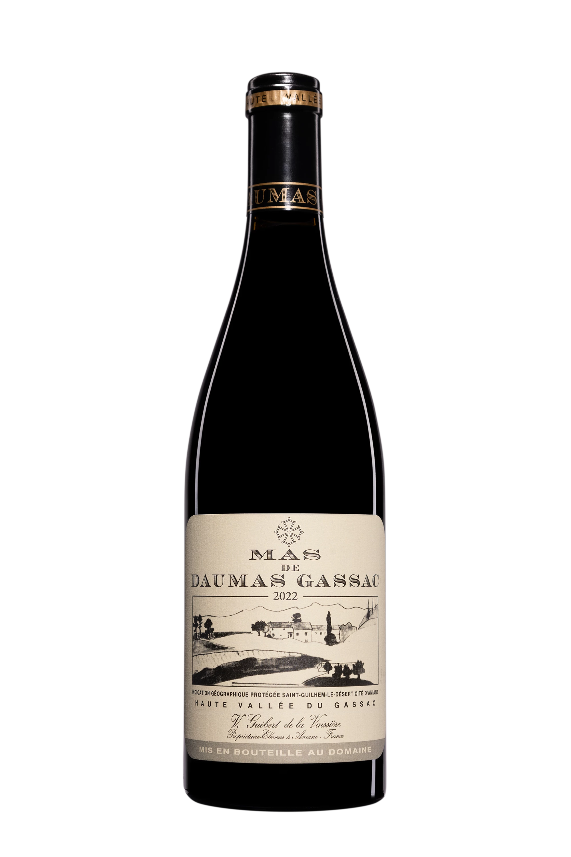 Mas Daumas Gassac - Vin de Pays de Saint Guilhem-le-Désert - Cité d'Aniane Rouge 2022, 75cl