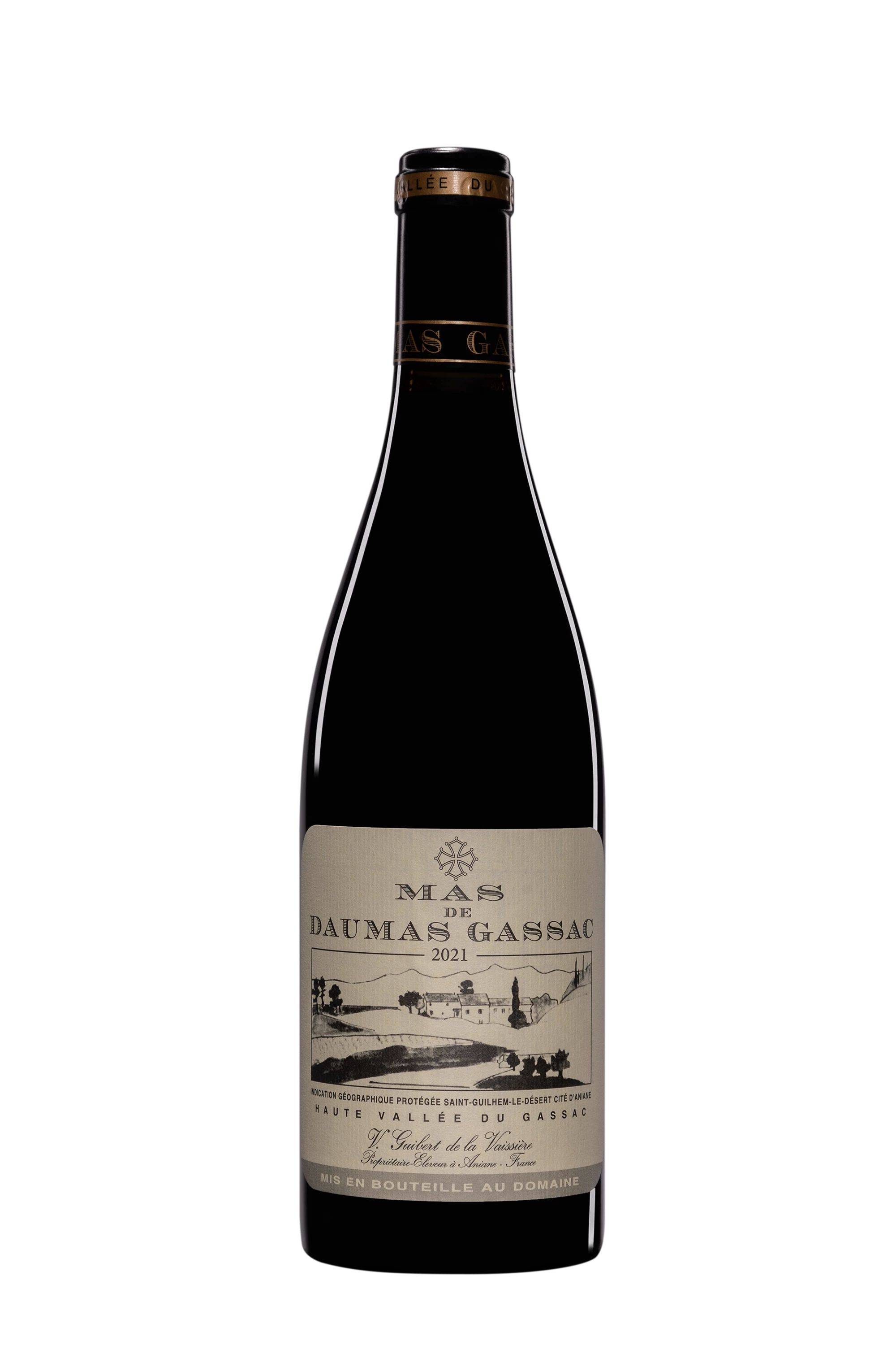 Mas Daumas Gassac - Vin de Pays de Saint Guilhem-le-Désert - Cité d'Aniane Rouge 2021, 75cl