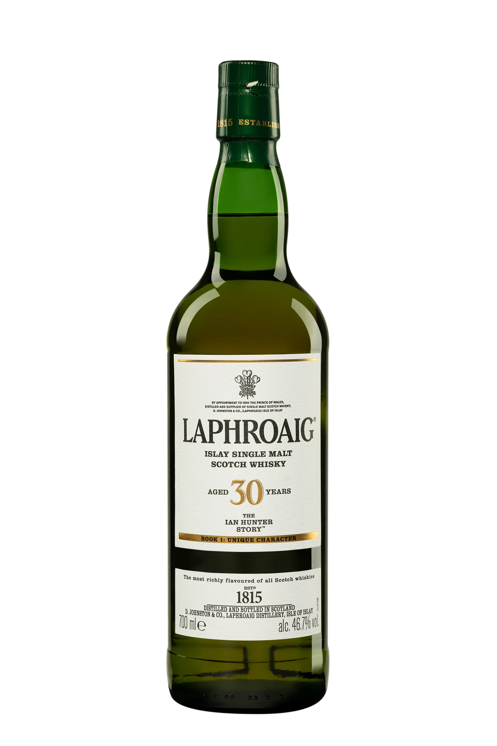 Laphroaig - Single Malt Scotch Whisky "30 Ans - The Ian Hunter Story Book 1 : Unique Character" 46.7° Giftbox, 70cl