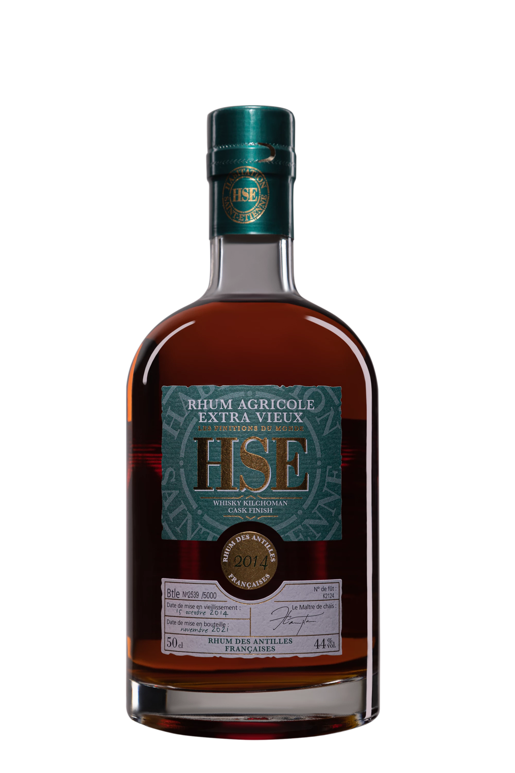 Habitation Saint Etienne - Rhum Très Vieux Agricole "Kilchoman Cask Finish" Brun 2014 44° Giftbox, 50cl