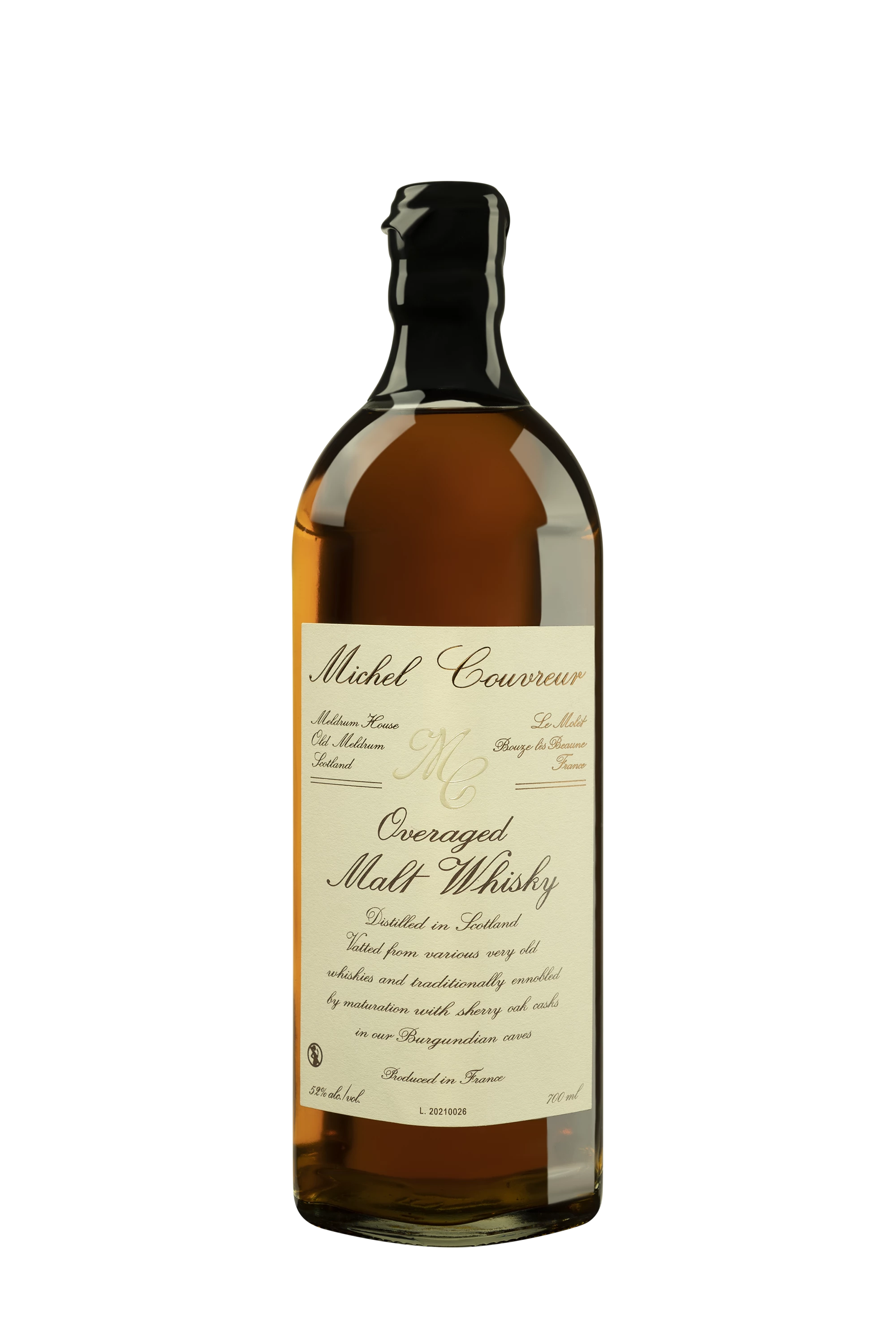 Michel Couvreur - Single Malt French Whisky "Overaged" 52° Giftbox, 70cl