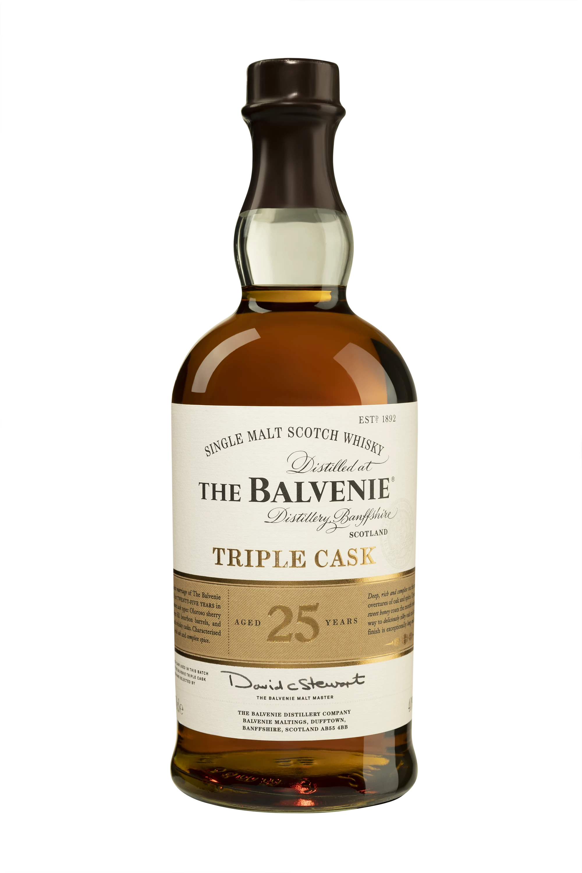 The Balvenie - Single Malt Scotch Whisky "25 Ans - Triple Cask - Batch 1" 40° Giftbox, 70cl