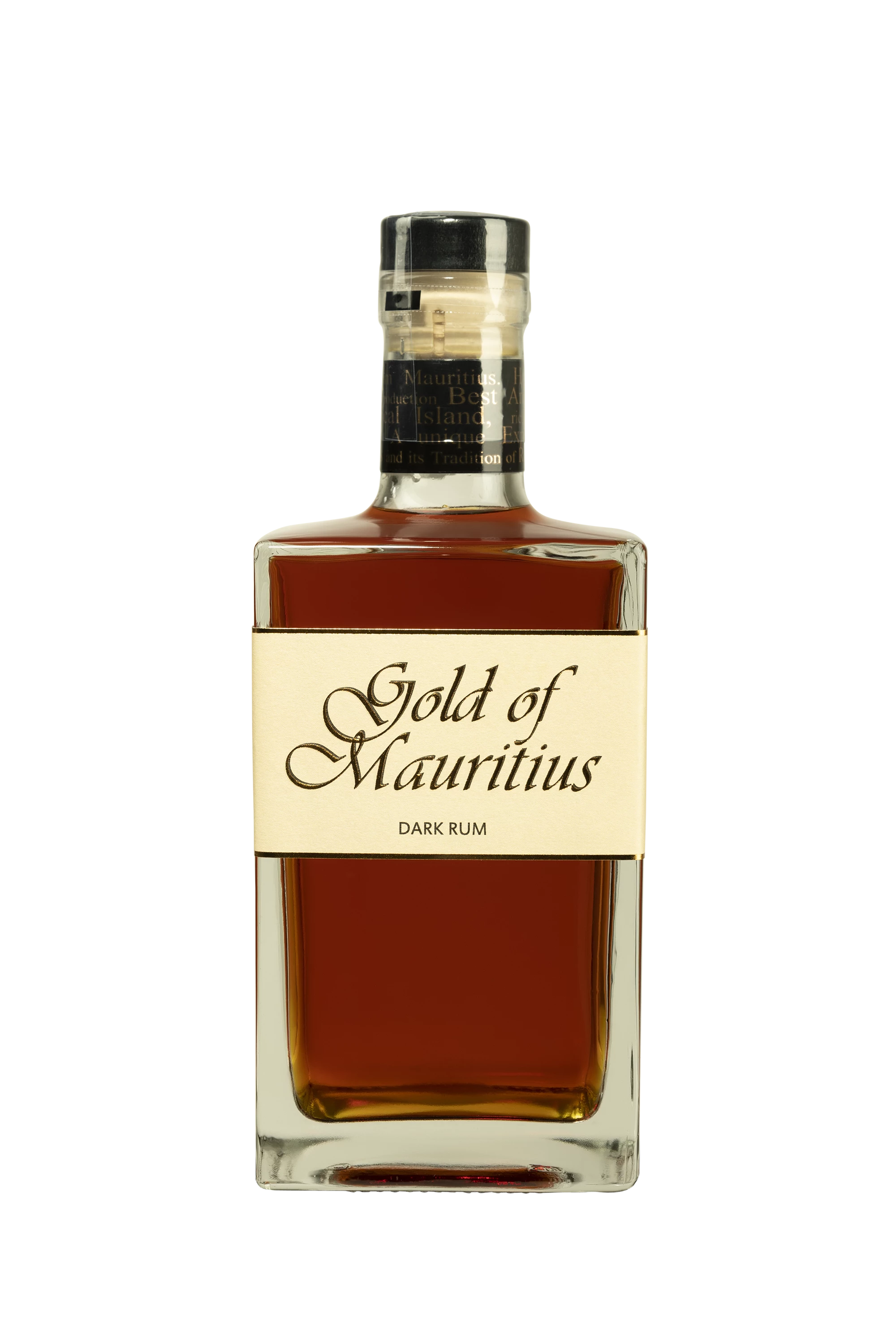 Gold of Mauritius - Molasses Mauritius Rhum "Dark Rum" Brun 40° Giftbox, 70cl