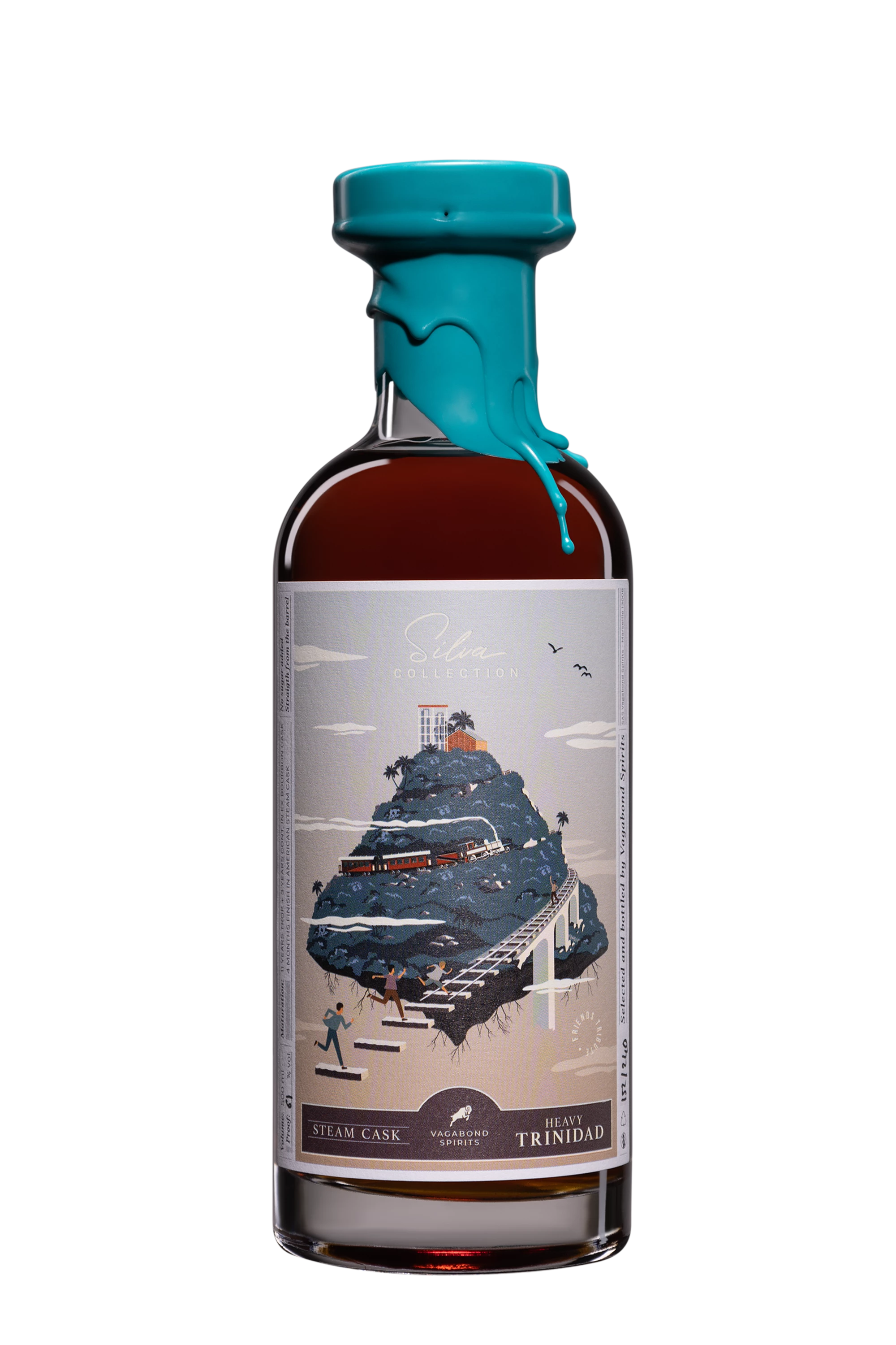 Vagabond Spirits - Molasses Trinidadian Rhum "14 Trinidad Distillers Limited - Silva Collection" Brun 2008 61° Giftbox, 50cl