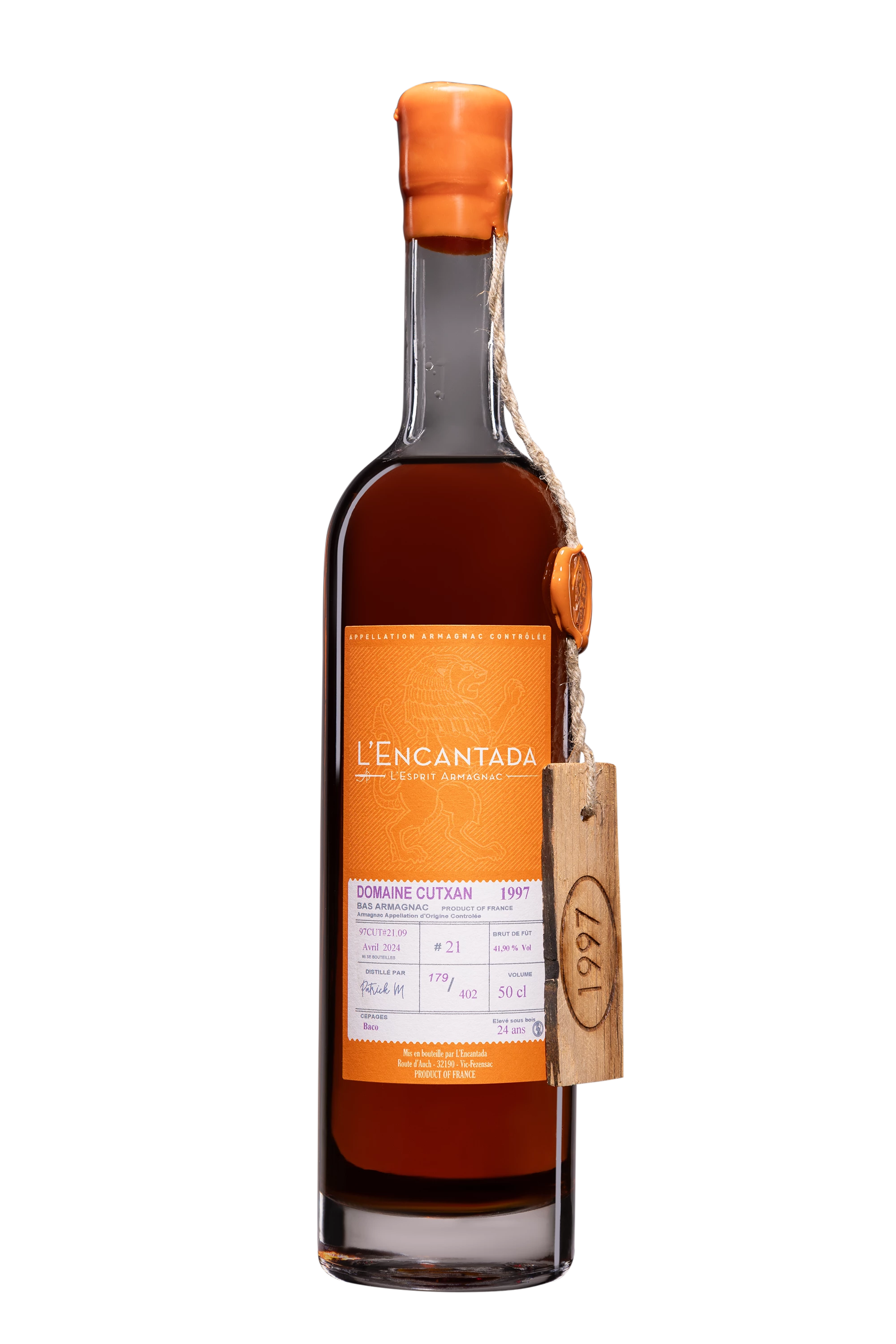 L'Encantada - Bas-Armagnac "Domaine Cutxan - Fût #21" 1997 42.3° Giftbox, 50cl
