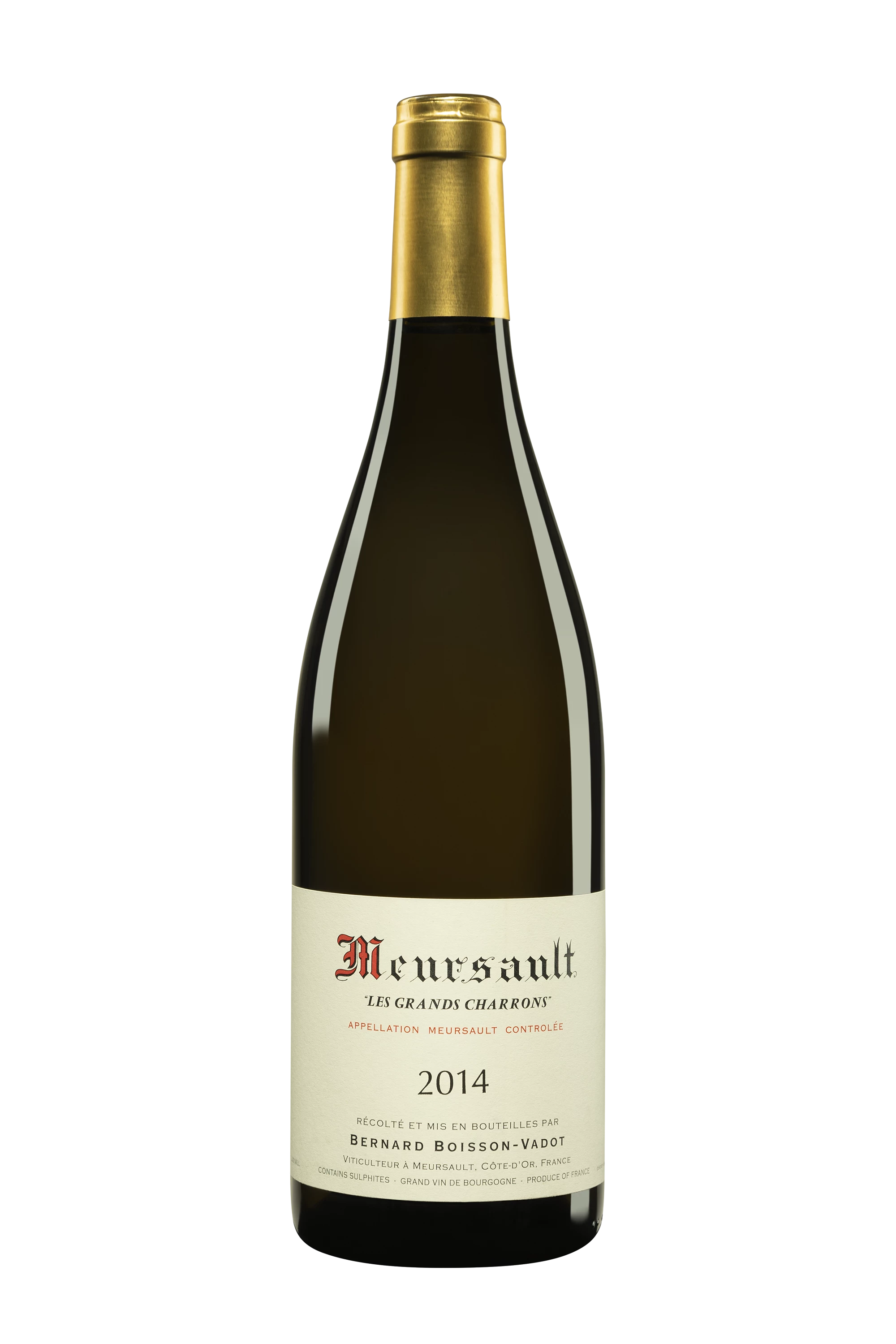 Domaine Bernard Boisson-Vadot - Meursault "Les Grands Charrons" Blanc 2014, 75cl