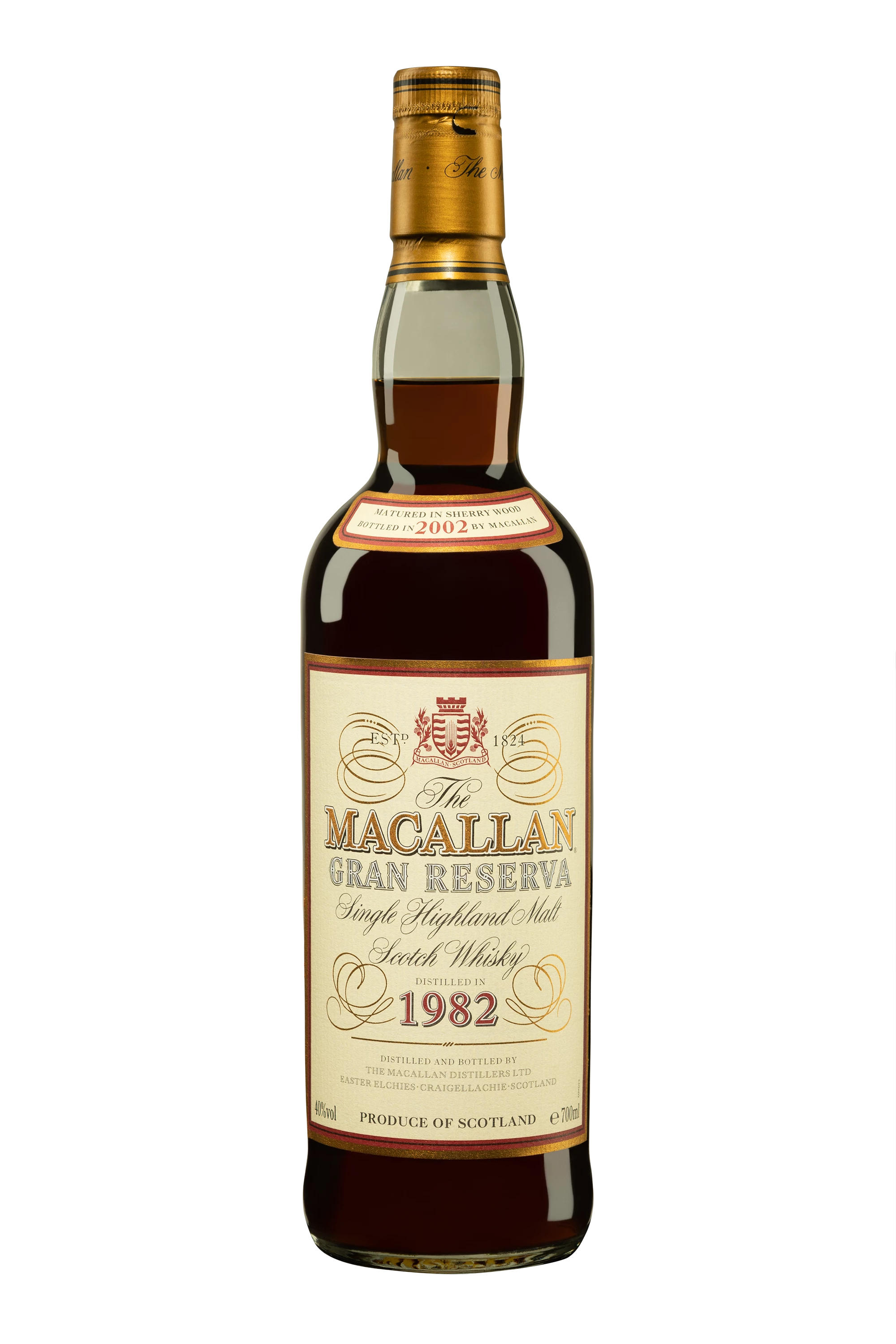 The Macallan - Single Malt Scotch Whisky "Gran Reserva" 1982 40° Giftbox, 70cl