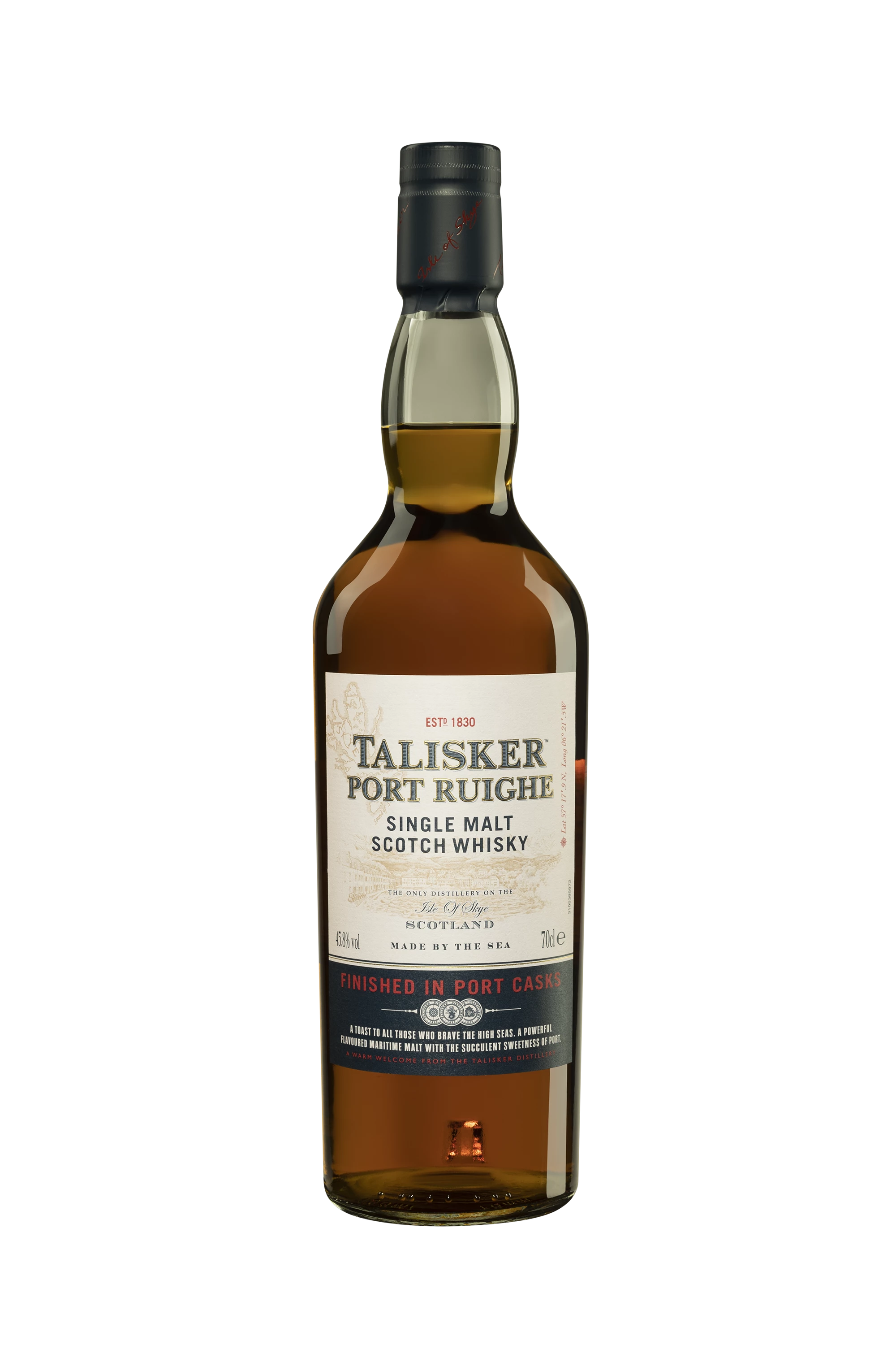 Talisker - Single Malt Scotch Whisky "Port Ruighe" 45.8° Giftbox, 70cl