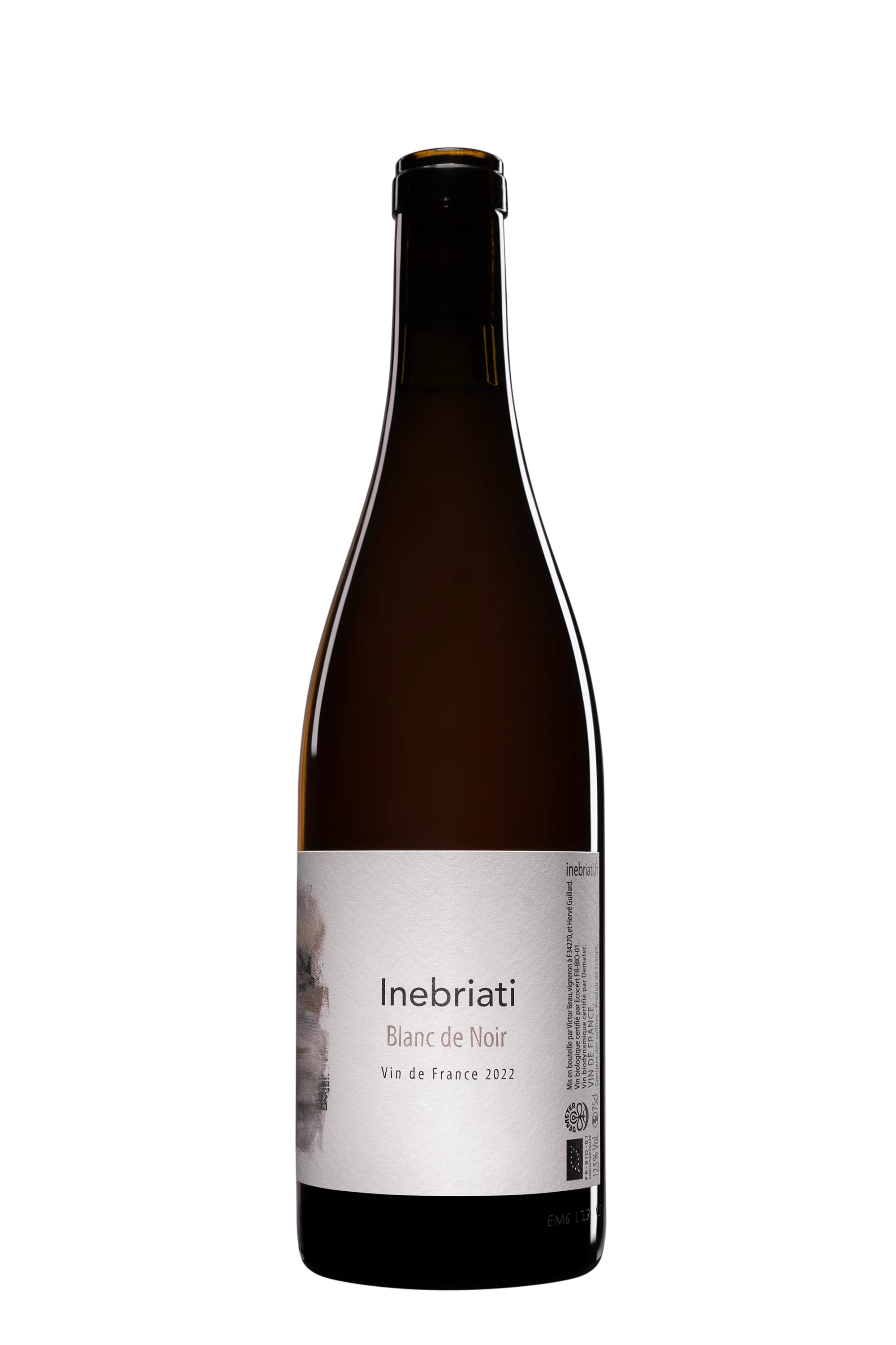 Domaine Inebriati - Vin de France "Blanc de Noir" Blanc 2022, 75cl