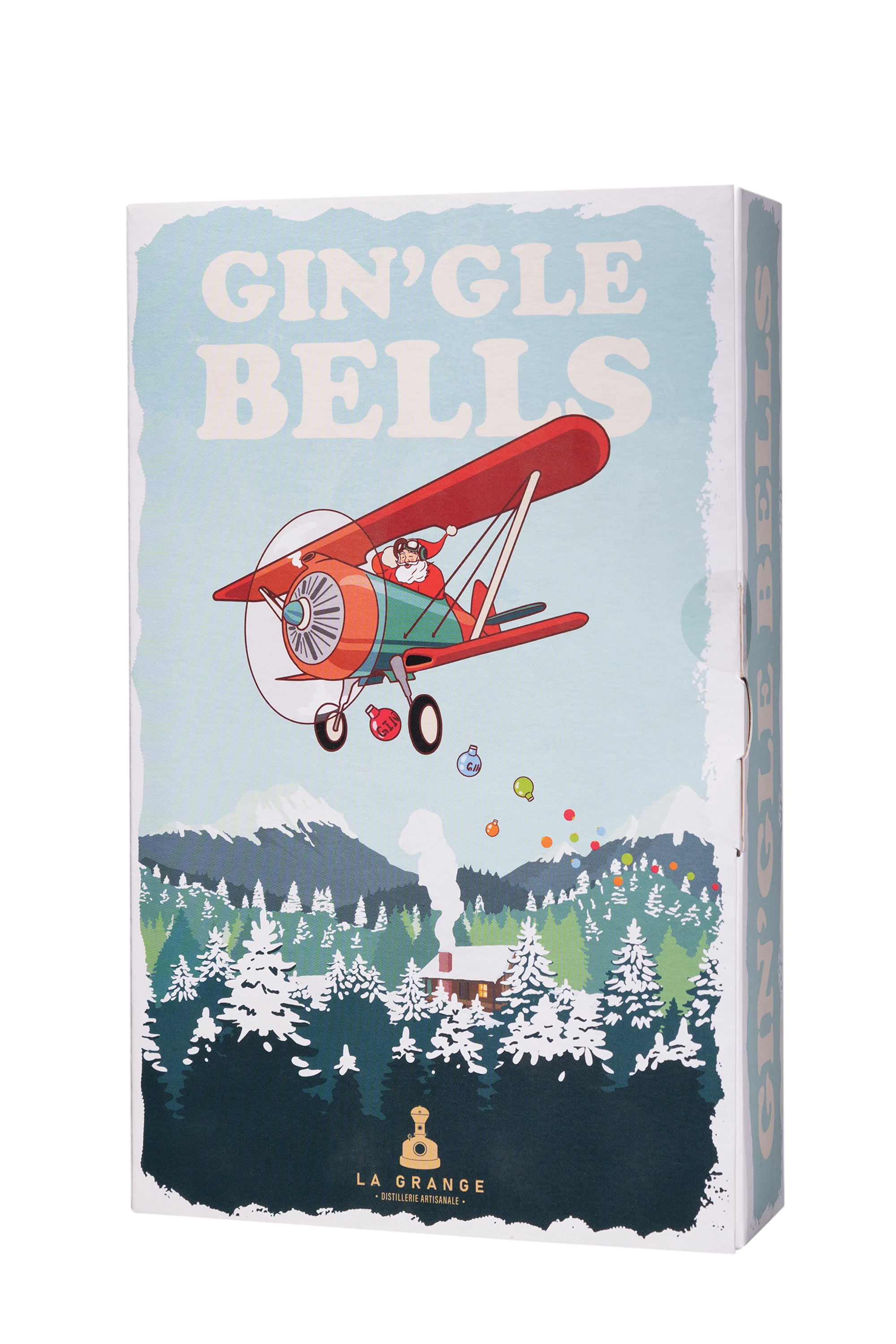 Distillerie de la Grange - Gin "Coffret 6 x 5cl Gin'gle Bells" 43° Giftbox, 70cl