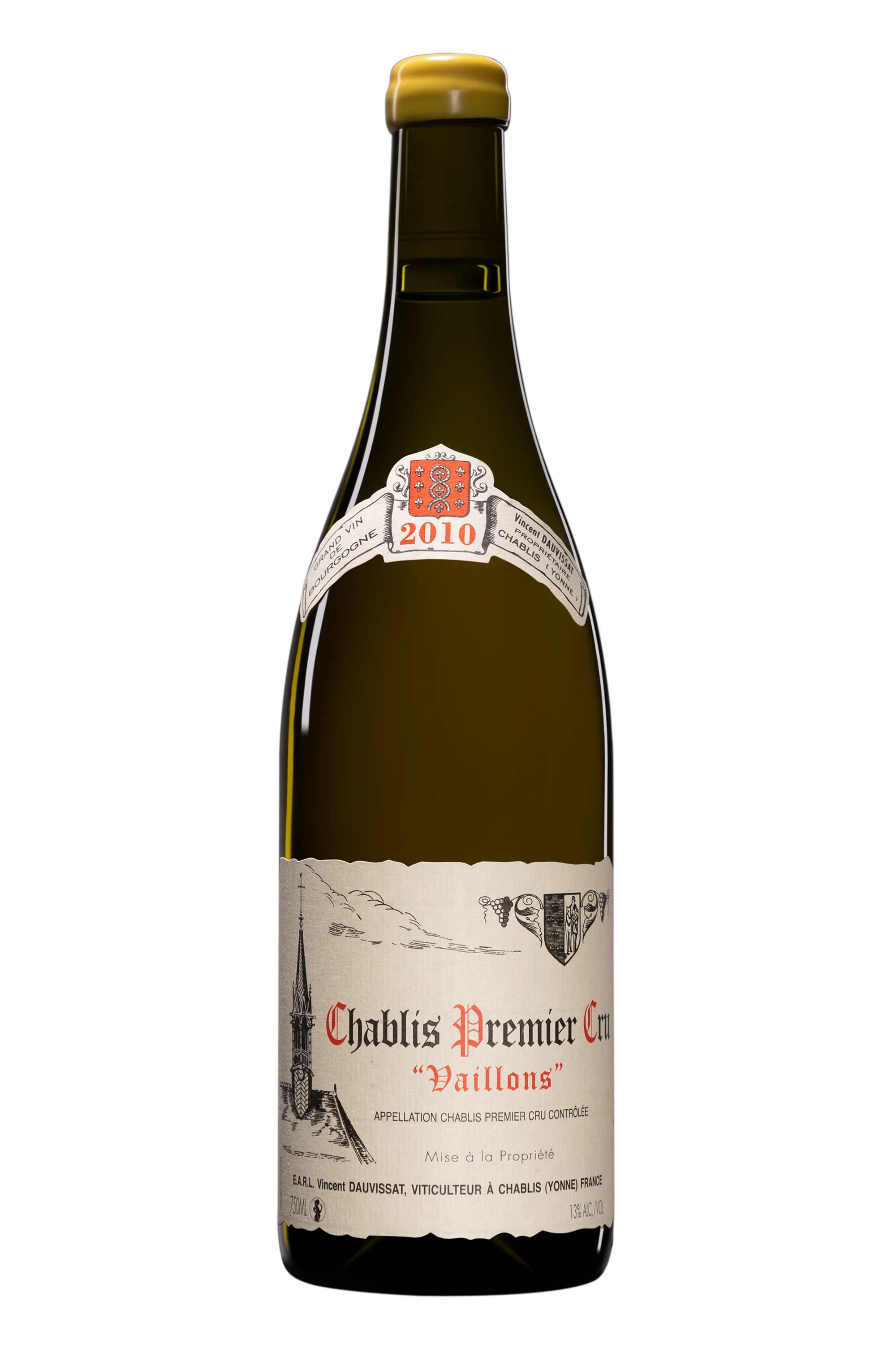 Domaine Vincent Dauvissat - Chablis 1er Cru "Vaillons" Blanc 2010 13°, 75cl