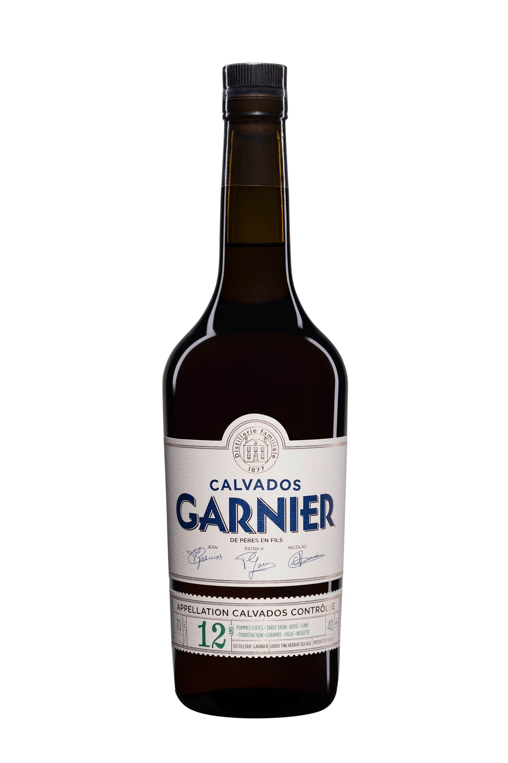 J. Garnier - Calvados "12 Ans" Brun 40° Giftbox, 70cl