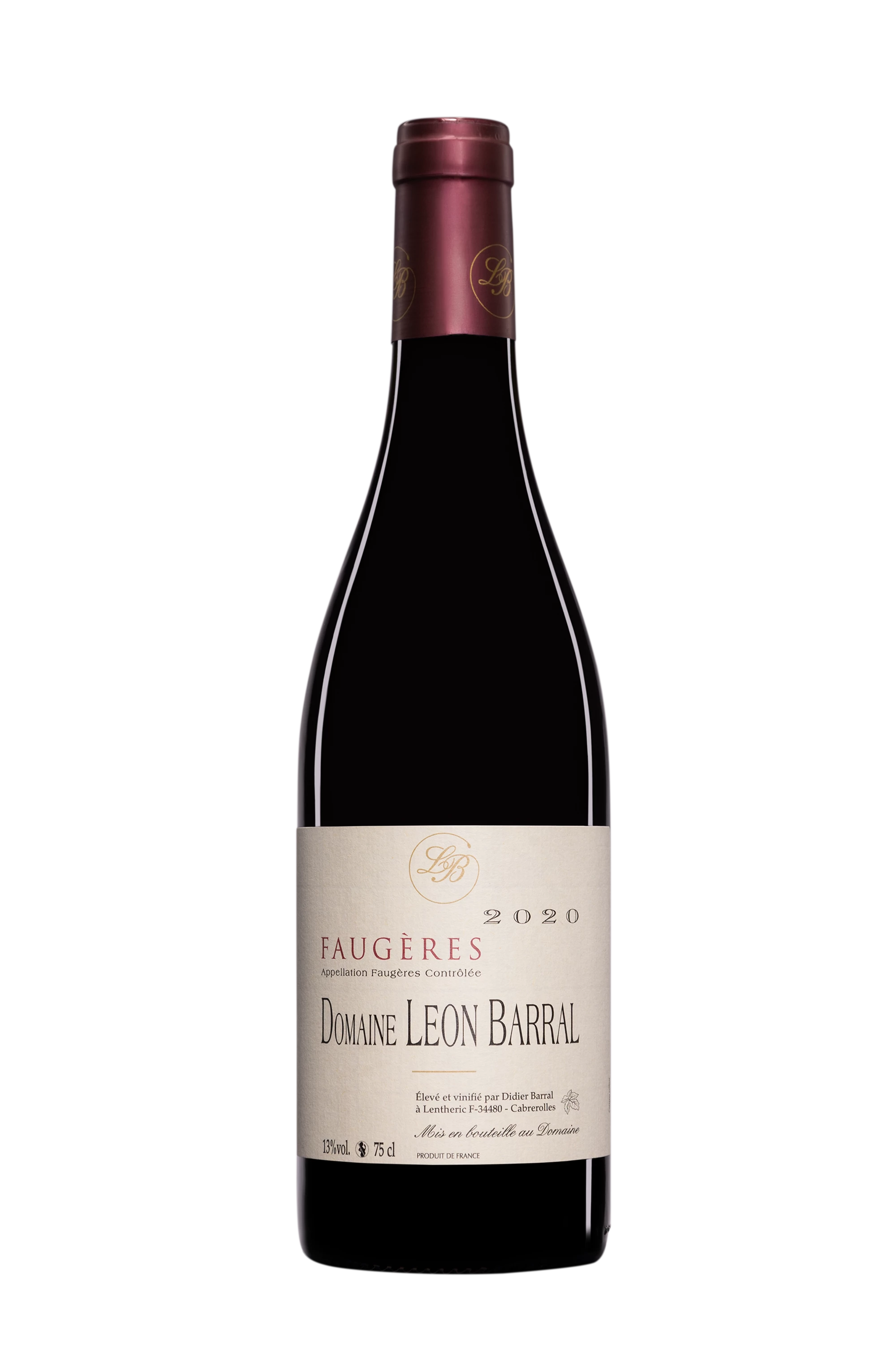 Domaine Léon Barral - Faugères Rouge 2020, 75cl