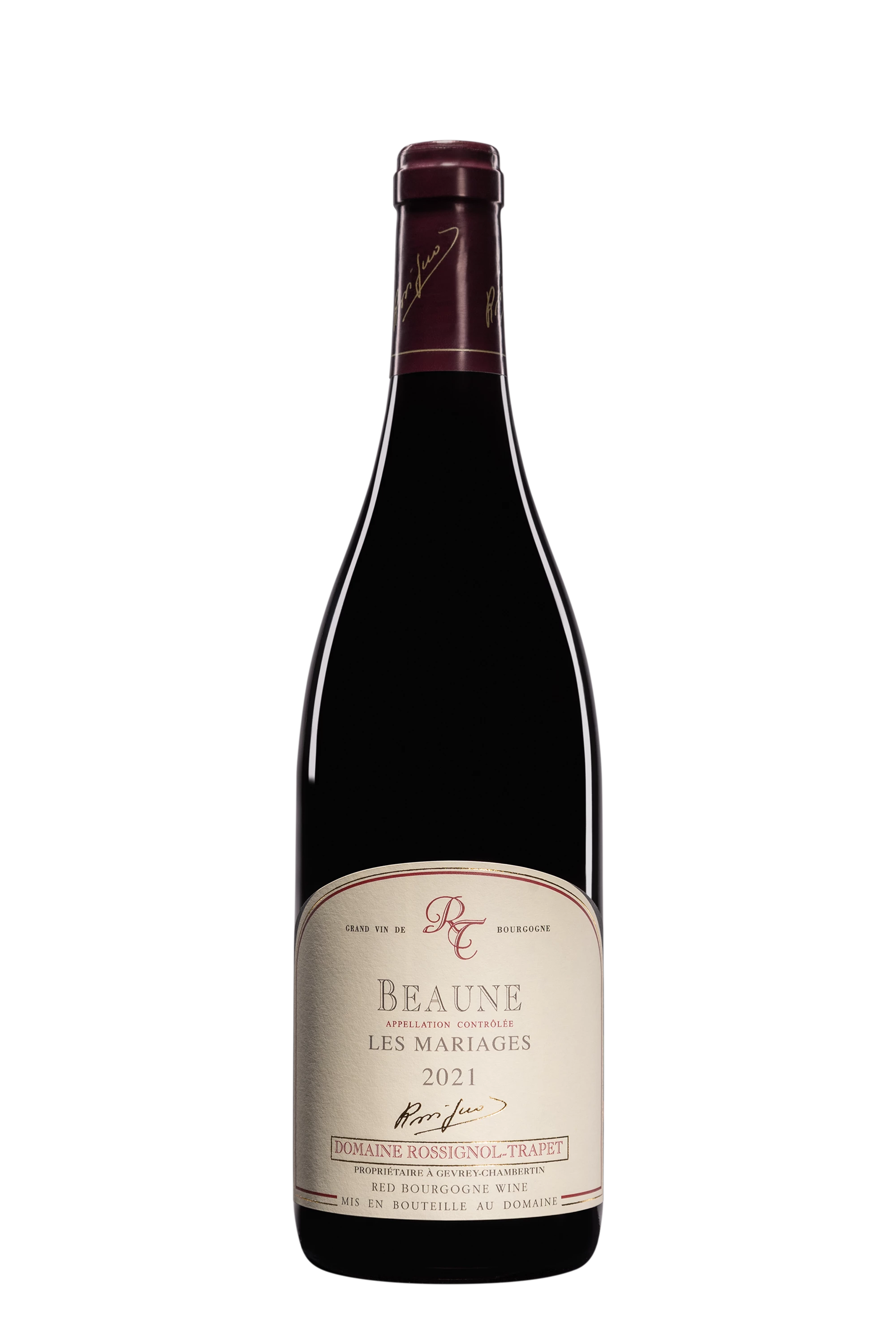 Domaine Rossignol-Trapet - Beaune "Les Mariages" Rouge 2021, 75cl
