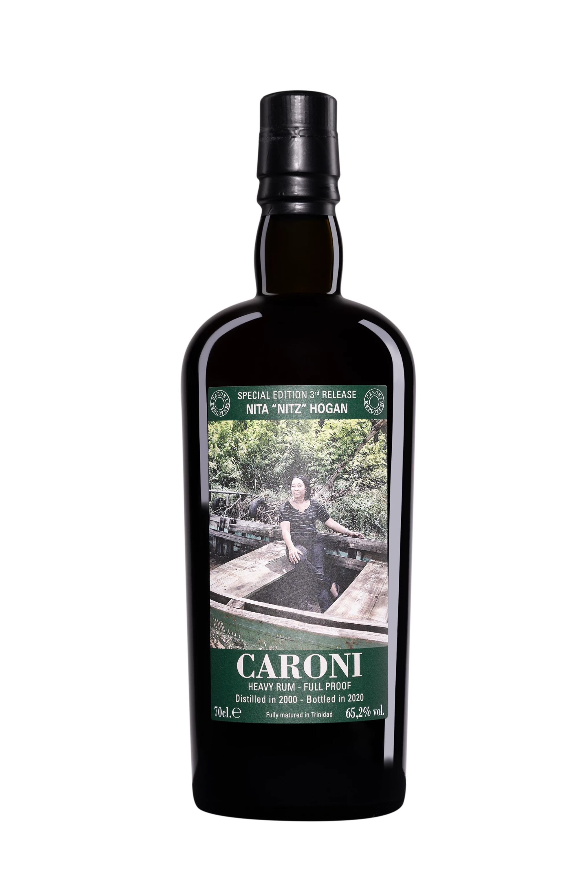 Vélier - Molasses Trinidadian Rhum "20 Ans Caroni - Nita Nitz Hogan Employees 3rd Release - Release 2020" Brun 2000 65.20° Giftbox, 70cl