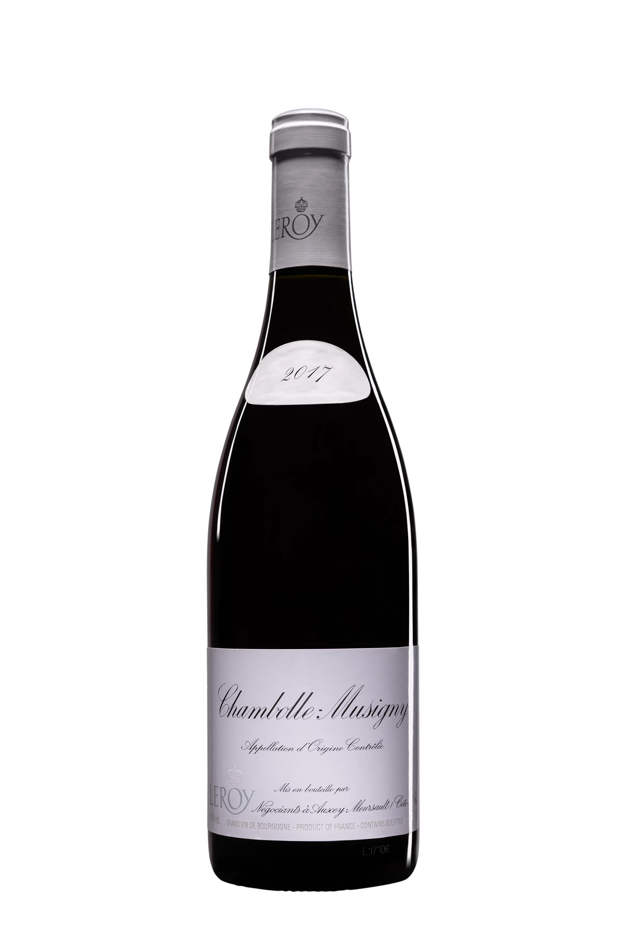 vue du vin Maison Leroy Chambolle-Musigny Rouge 2017