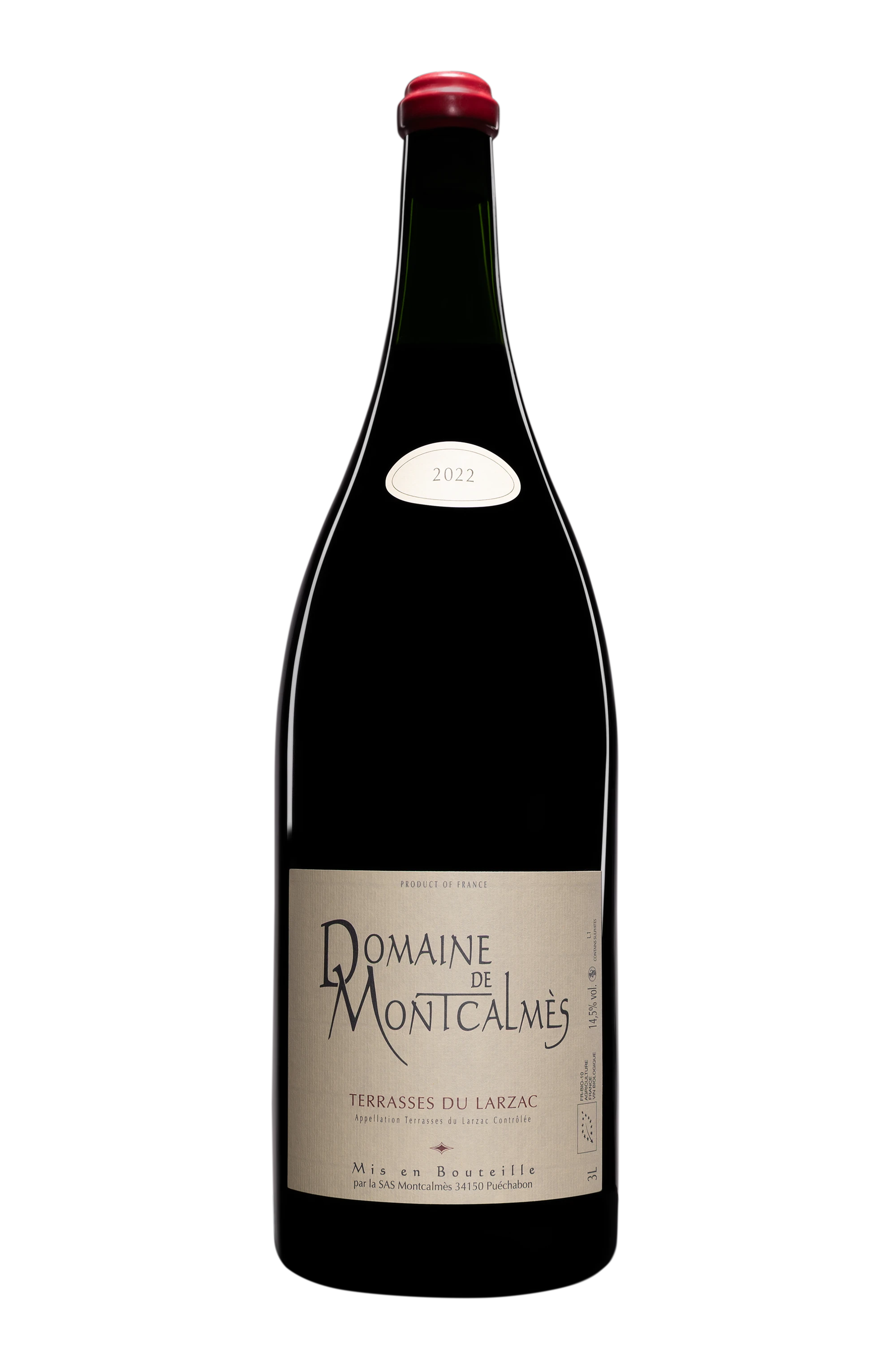Domaine de Montcalmès - Terrasses du Larzac Rouge 2022 14.5°, 300cl