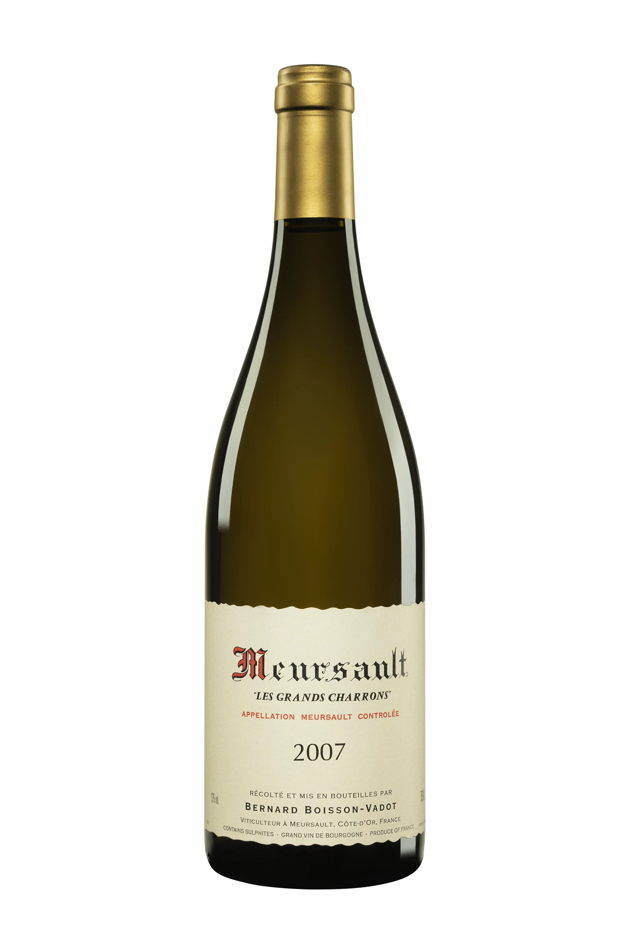 Domaine Bernard Boisson-Vadot - Meursault "Les Grands Charrons" Blanc 2007, 75cl