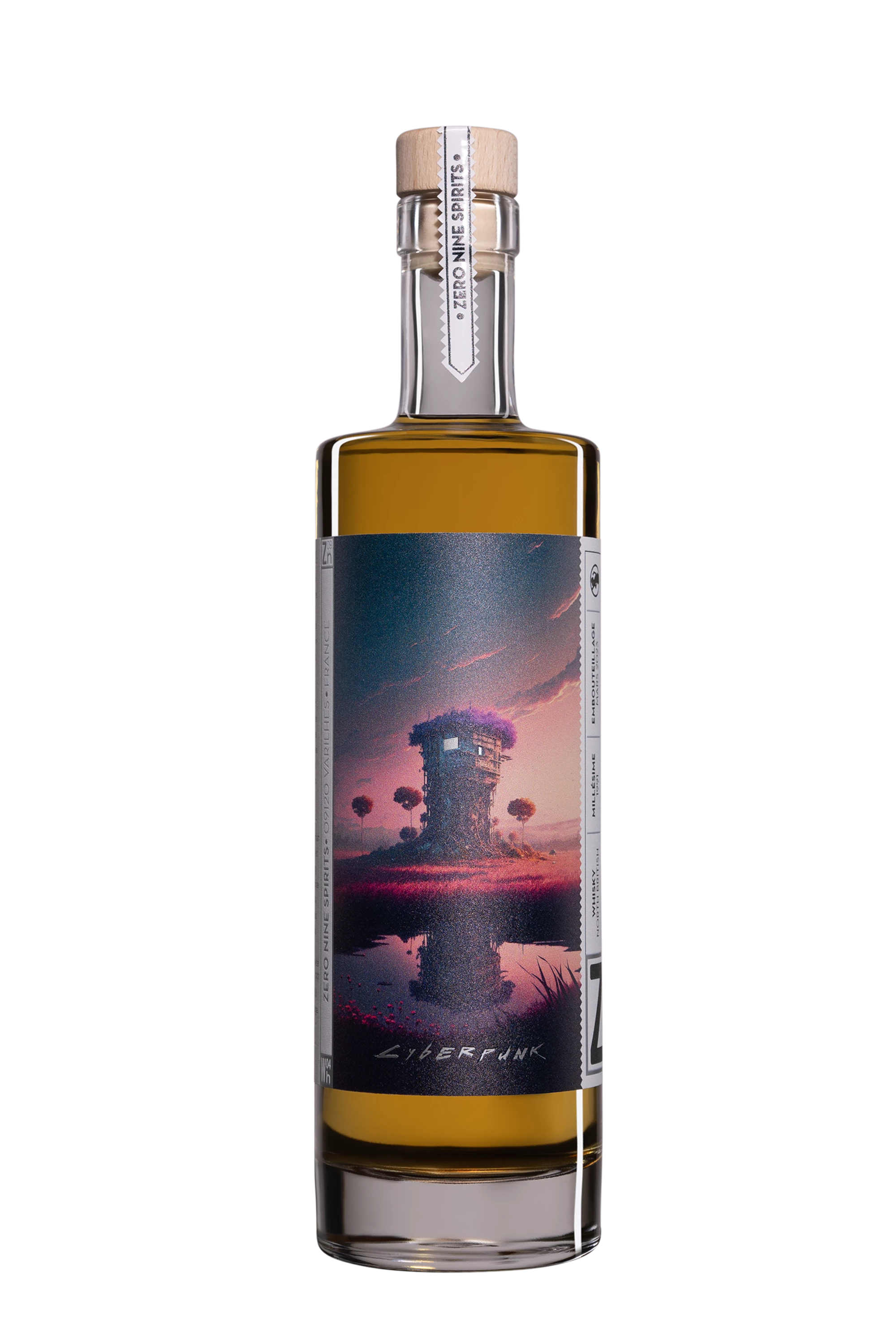 Zero Nine Spirits - Single Grain Scotch Whisky "32 Ans North British - Série Cyberpunk" 1991 45.6°, 50cl