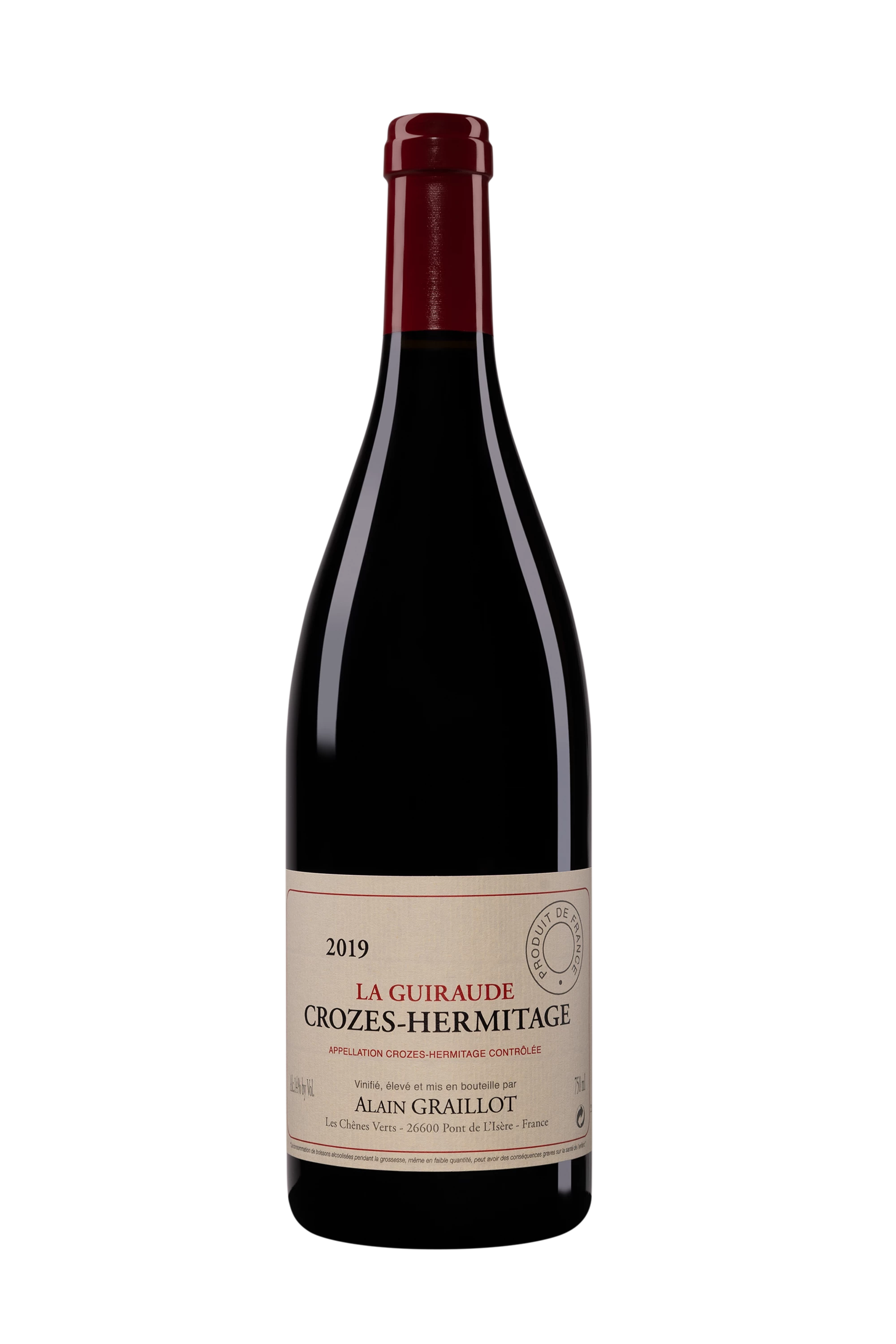 Domaine Alain Graillot - Crozes Hermitage "La Guiraude" Rouge 2019, 75cl
