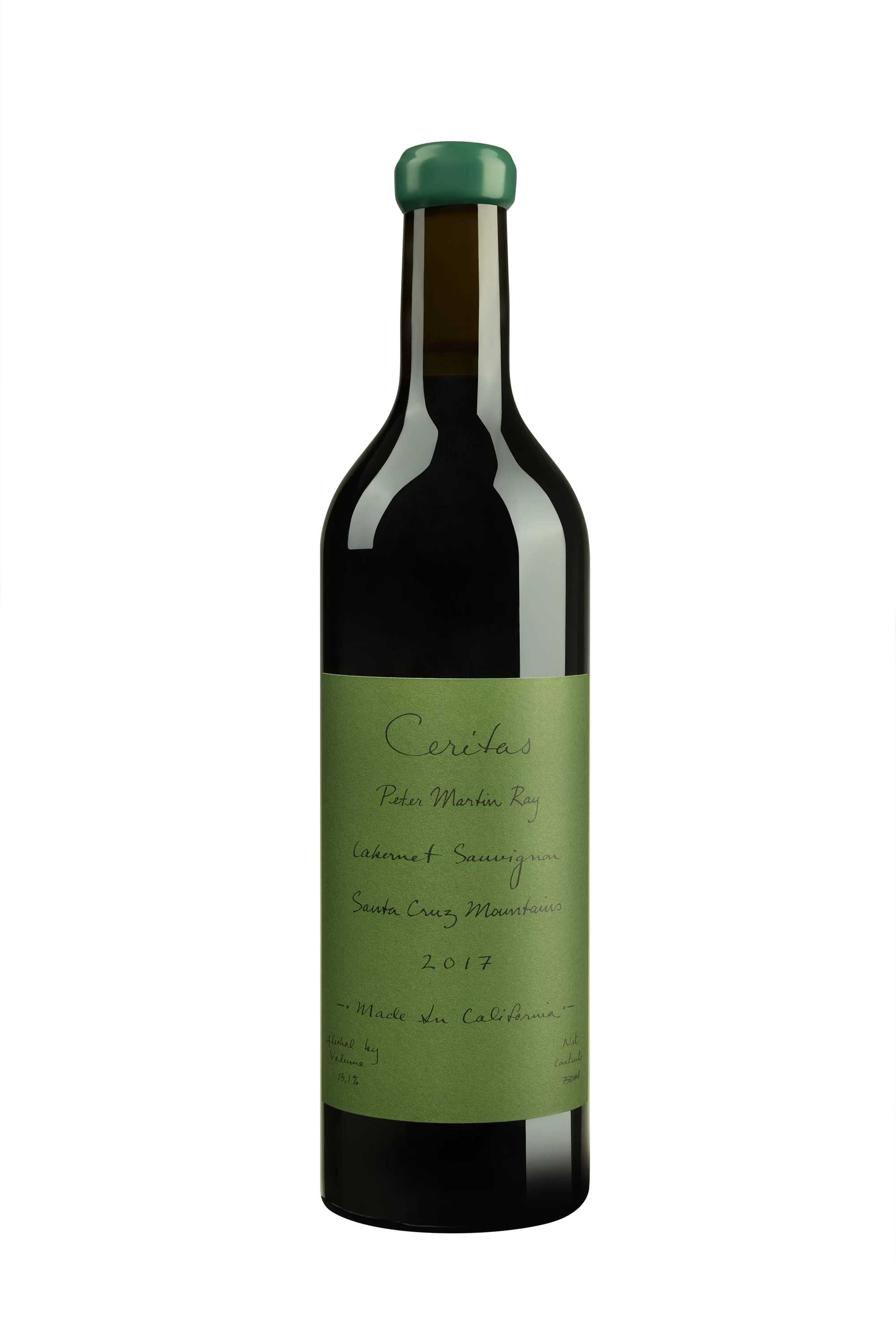 Ceritas - Santa Cruz Montains "Peter Martin Ray Vineyard - Cabernet-Sauvignon" Rouge 2017, 75cl