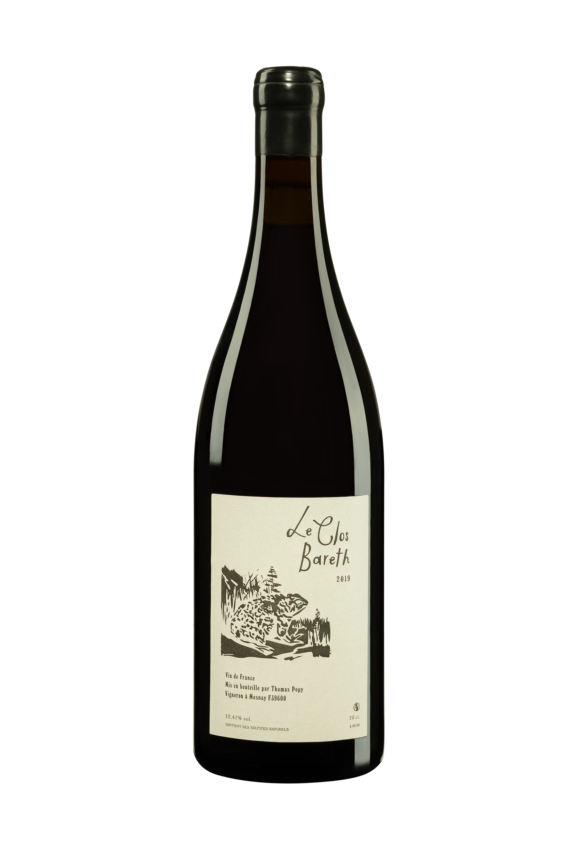 Domaine Thomas Popy - Vin de France "Le Clos Bareth" Rouge 2019, 75cl