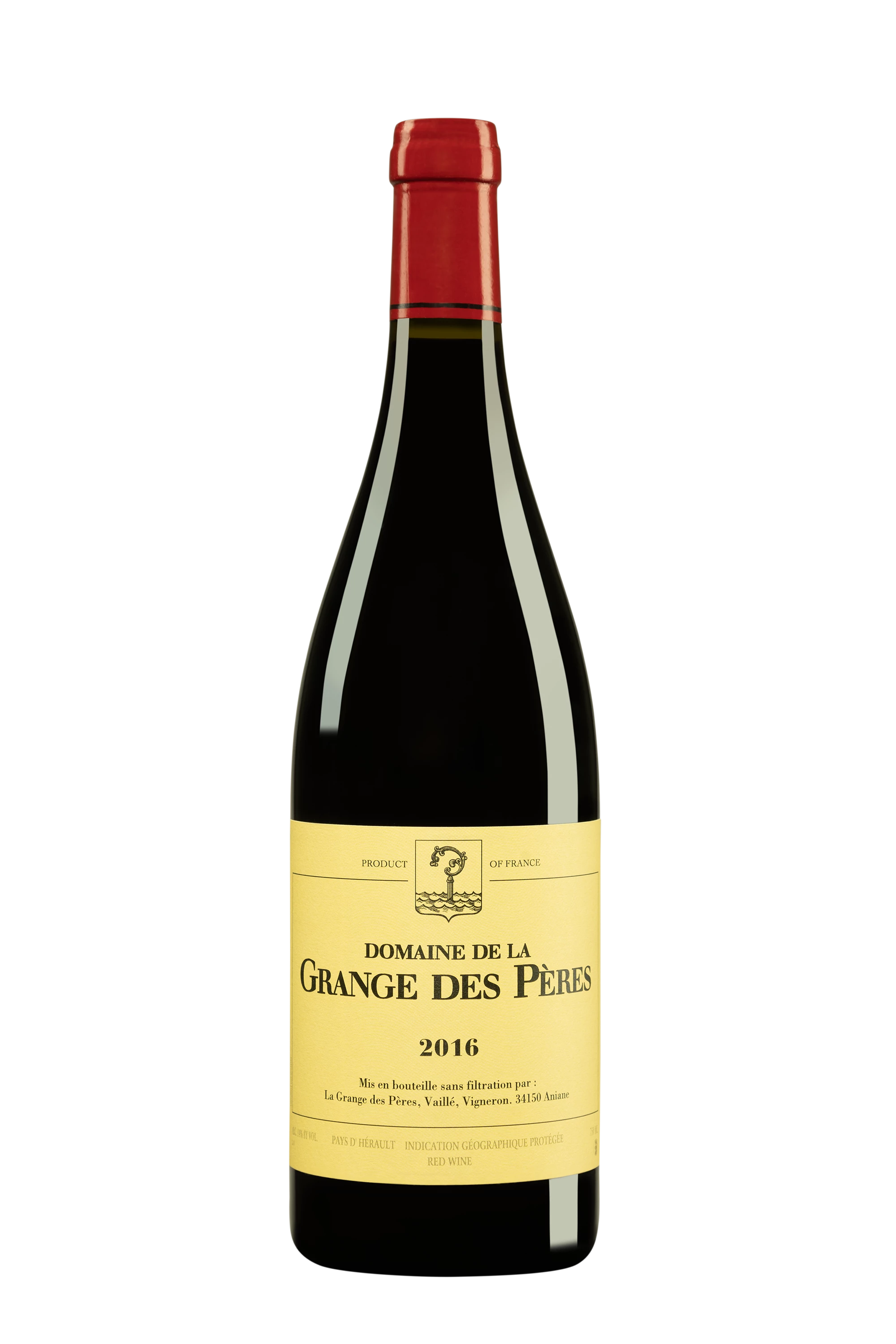 Domaine de la Grange des Pères - Vin de Pays de l'Hérault Rouge 2016 14°, 75cl