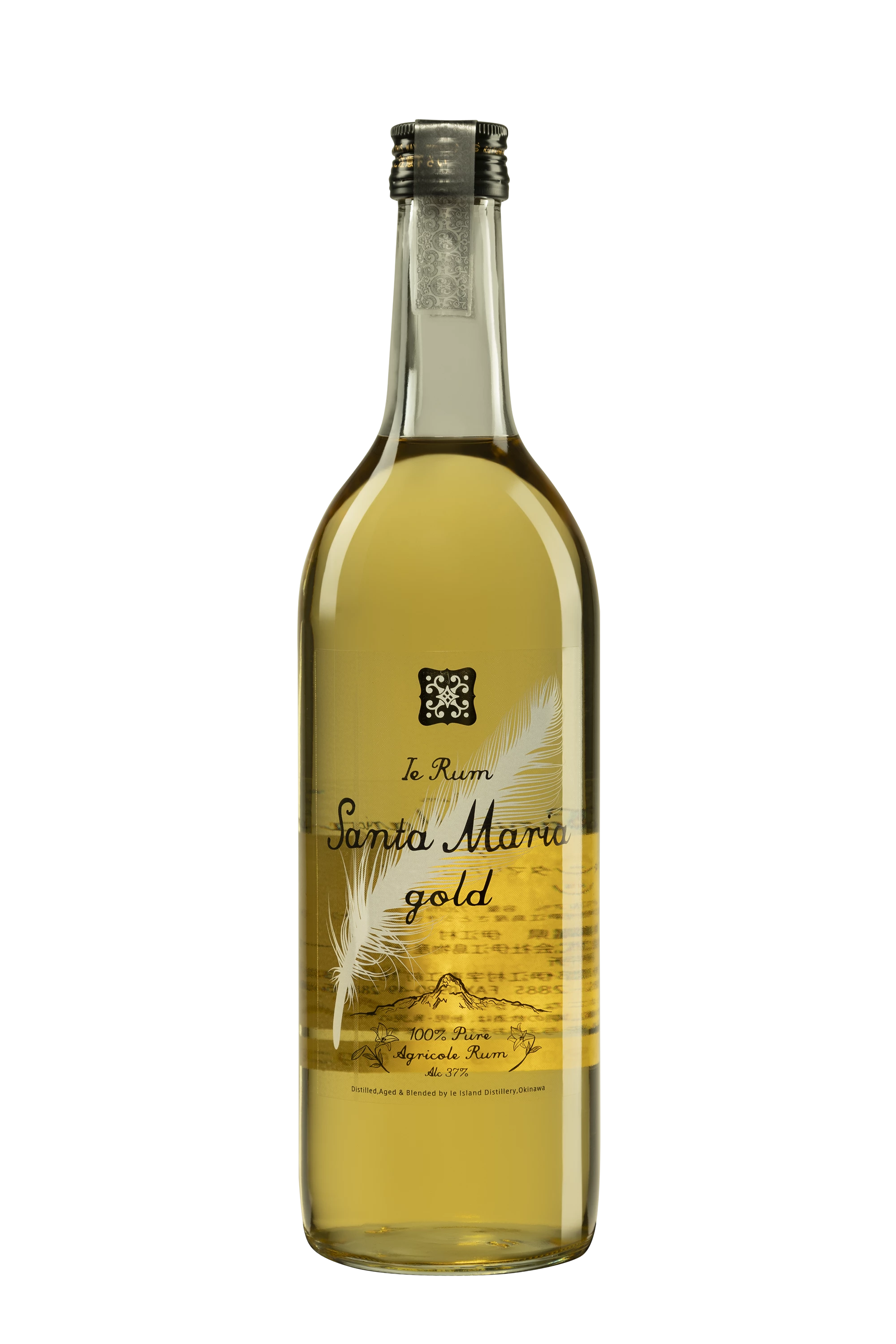 IE Rum - Agricultural Japanese Rhum "Santa Maria - Gold" Brun 37° Giftbox, 70cl