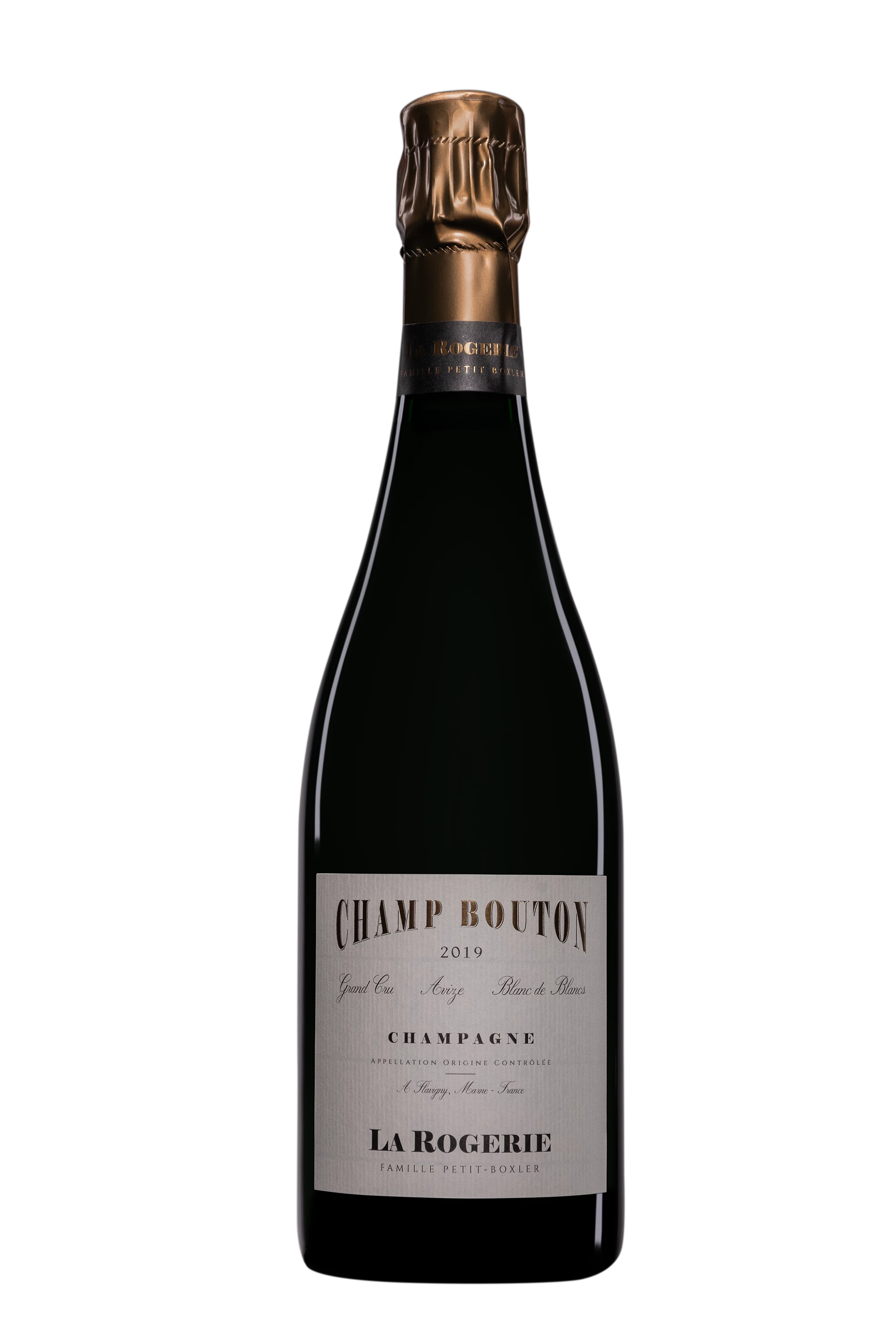 Domaine La Rogerie - Champagne Extra-Brut Grand Cru Blanc de Blancs Millésimé "Champ-Bouton" Blanc 2019 13°, 75cl