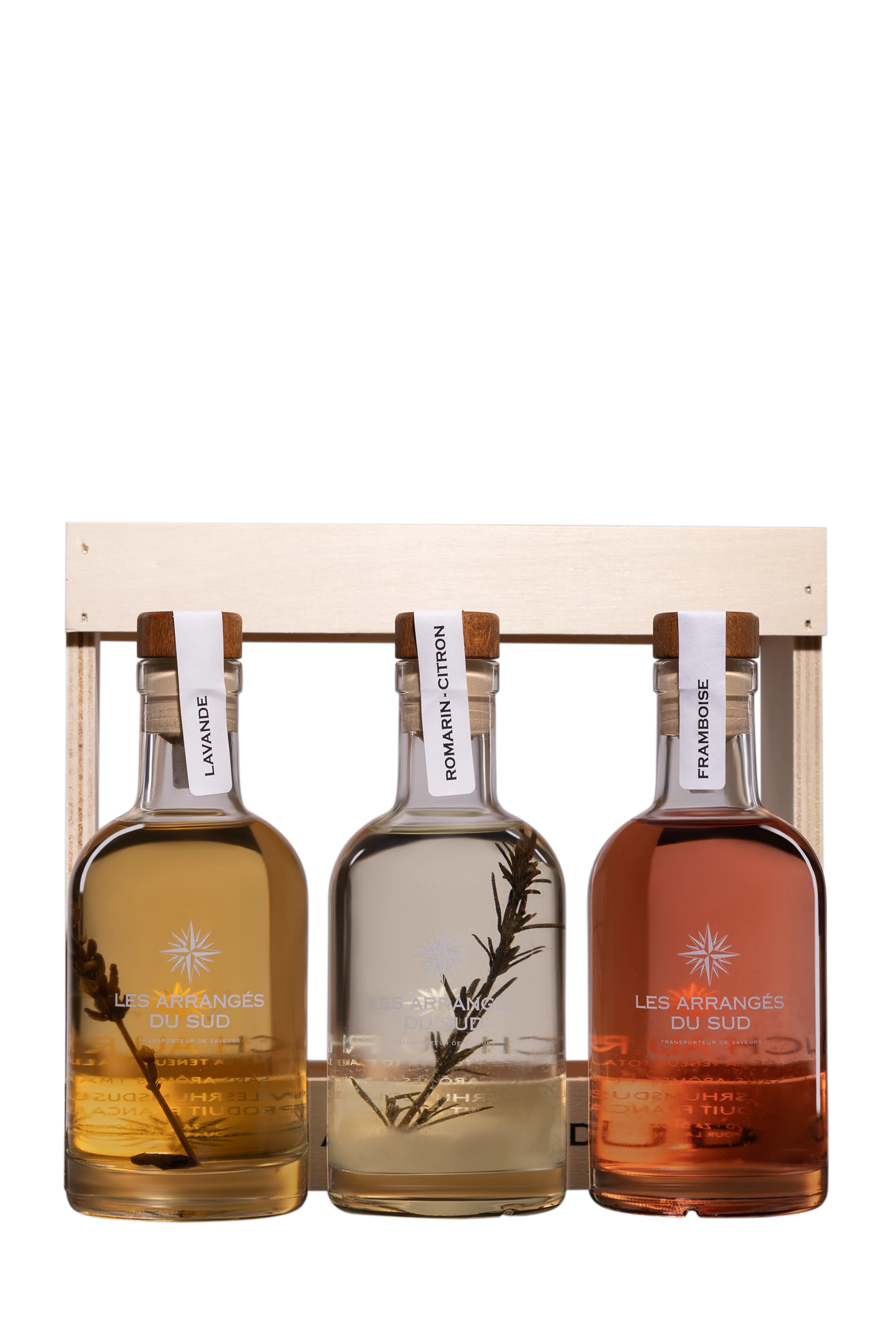 Les Rhums du Sud - Punch au Rhum "Coffret 3x20cl Provence : Lavande - Romarin-Citron - Framboise" 30° Giftbox, 60cl