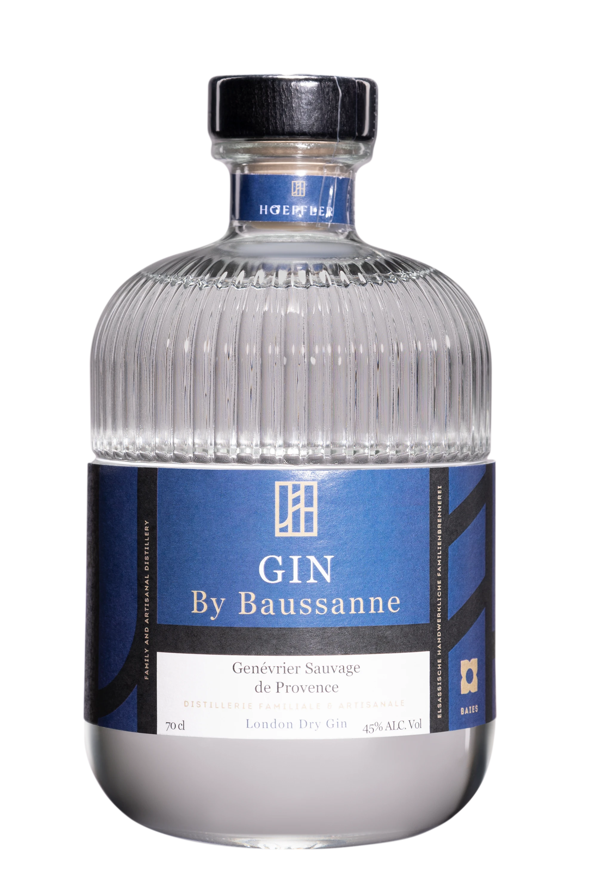 Distillerie Hoeffler - Gin "Gin by Baussanne" Blanc 45°, 70cl