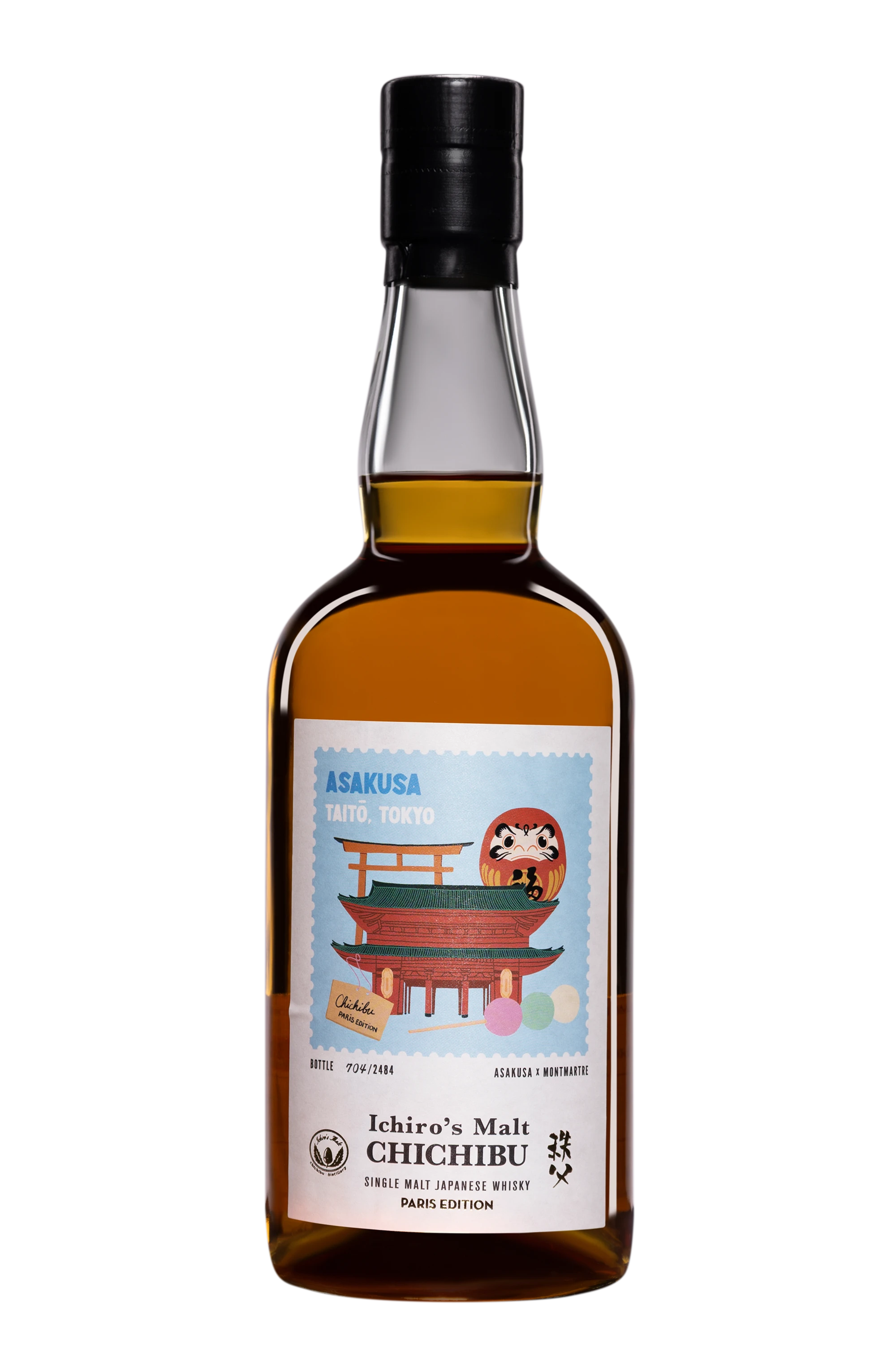 Ichiro's Malt Chichibu - Single Malt Japanese Whisky "Paris Edition 2025 - Asakusa Itinéraires" Brun NV 50.5° Giftbox, 70cl