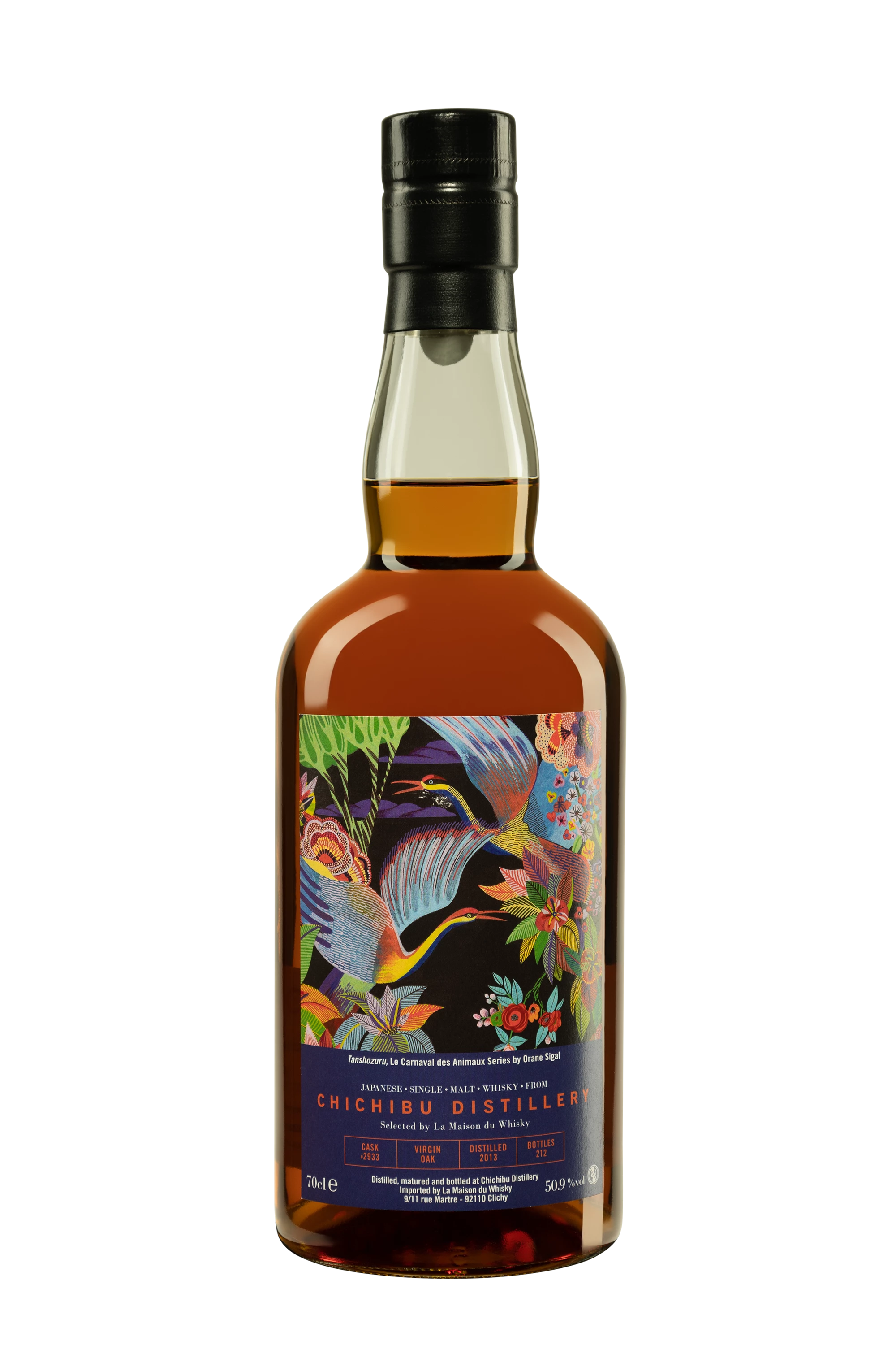 Ichiro's Malt Chichibu - Single Malt Japanese Whisky "Virgin Oak - French Connections" 2013 50.9° Giftbox, 70cl