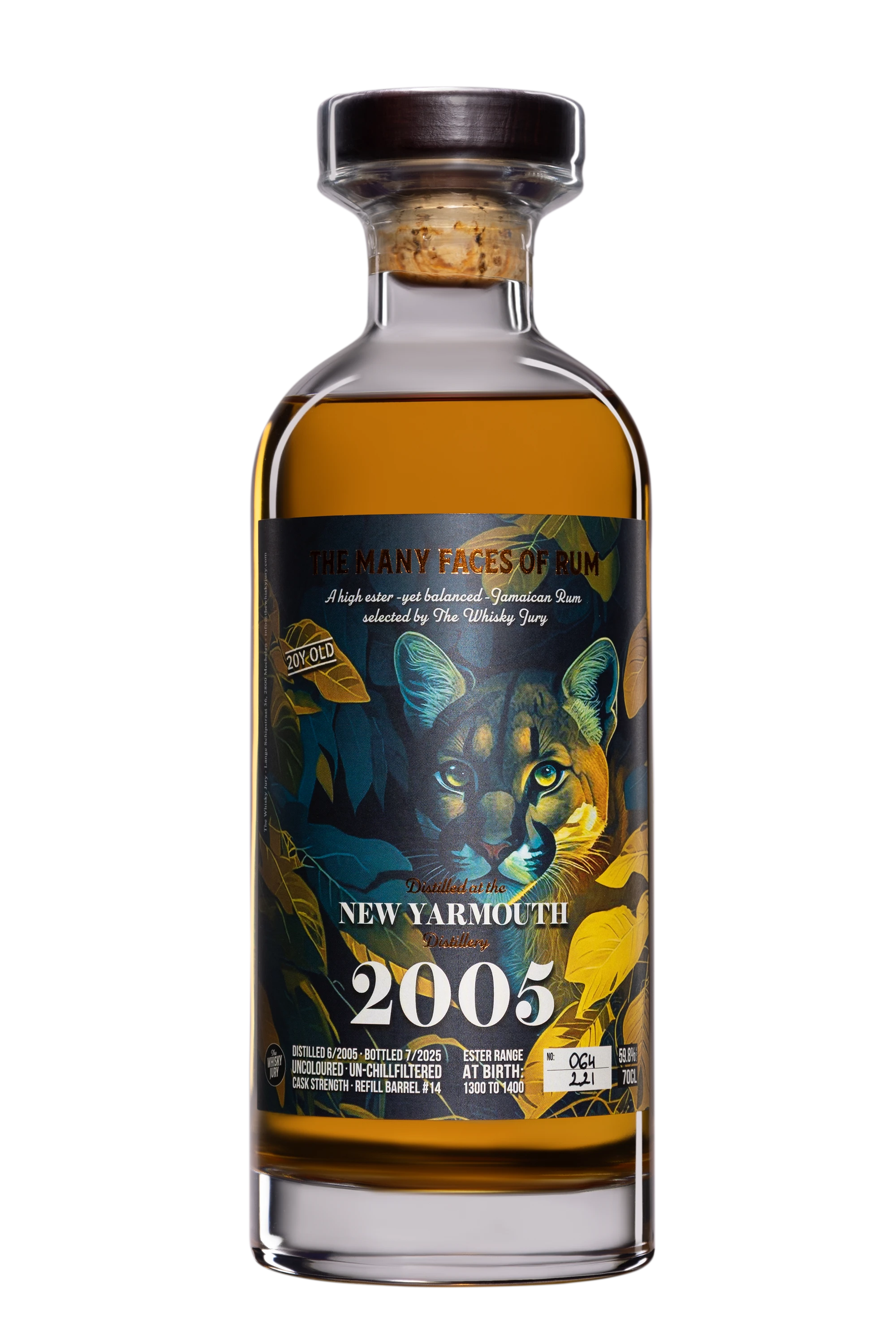 The Whisky Jury - Molasses Jamaican Rhum "New Yarmouth" 2005 59.8°, 70cl
