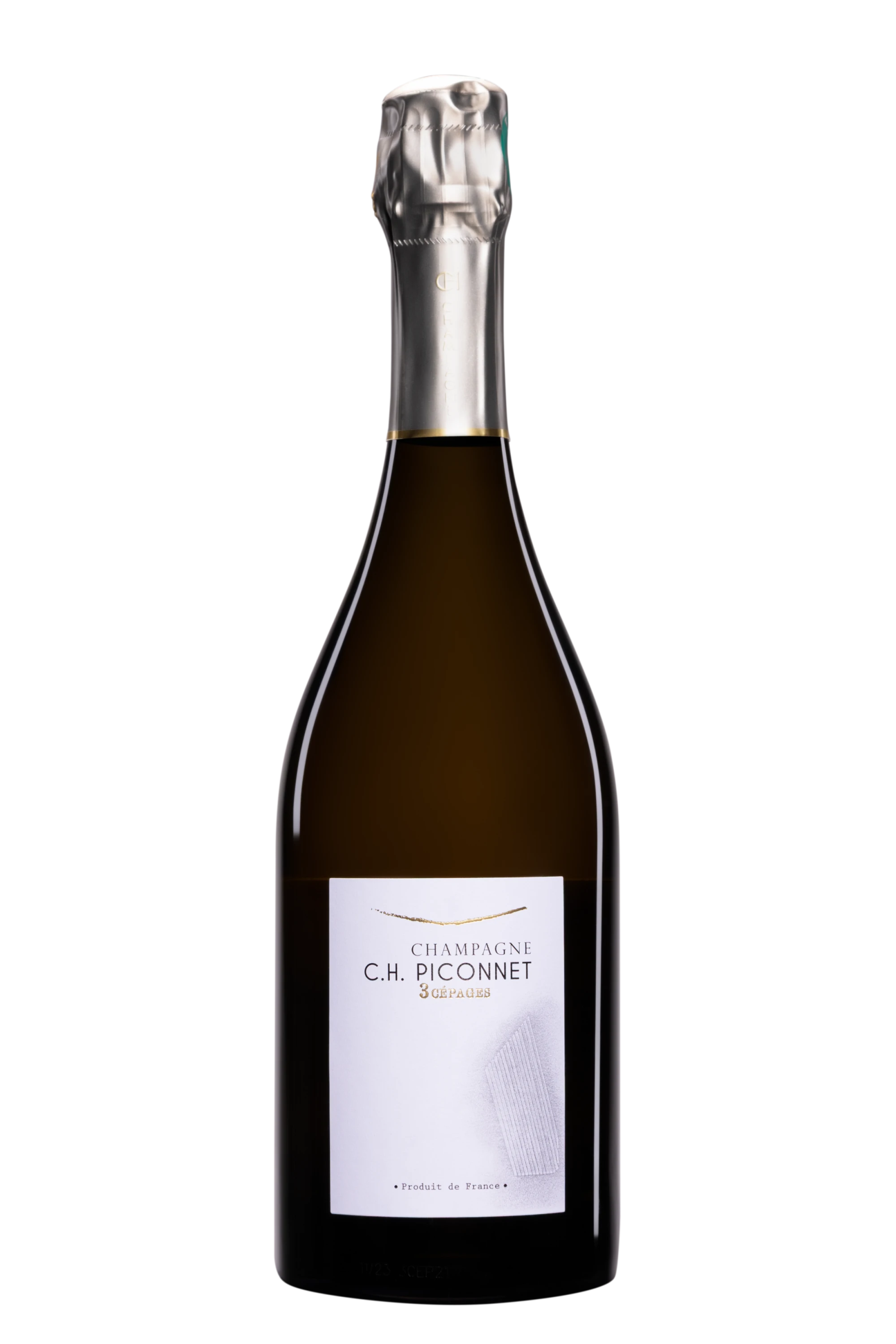 Domaine C.H. Piconnet - Champagne Brut Nature "3 Cépages - Vendange 2021" Blanc Vendange 2021 Dégorgement 11.2023 12°, 75cl